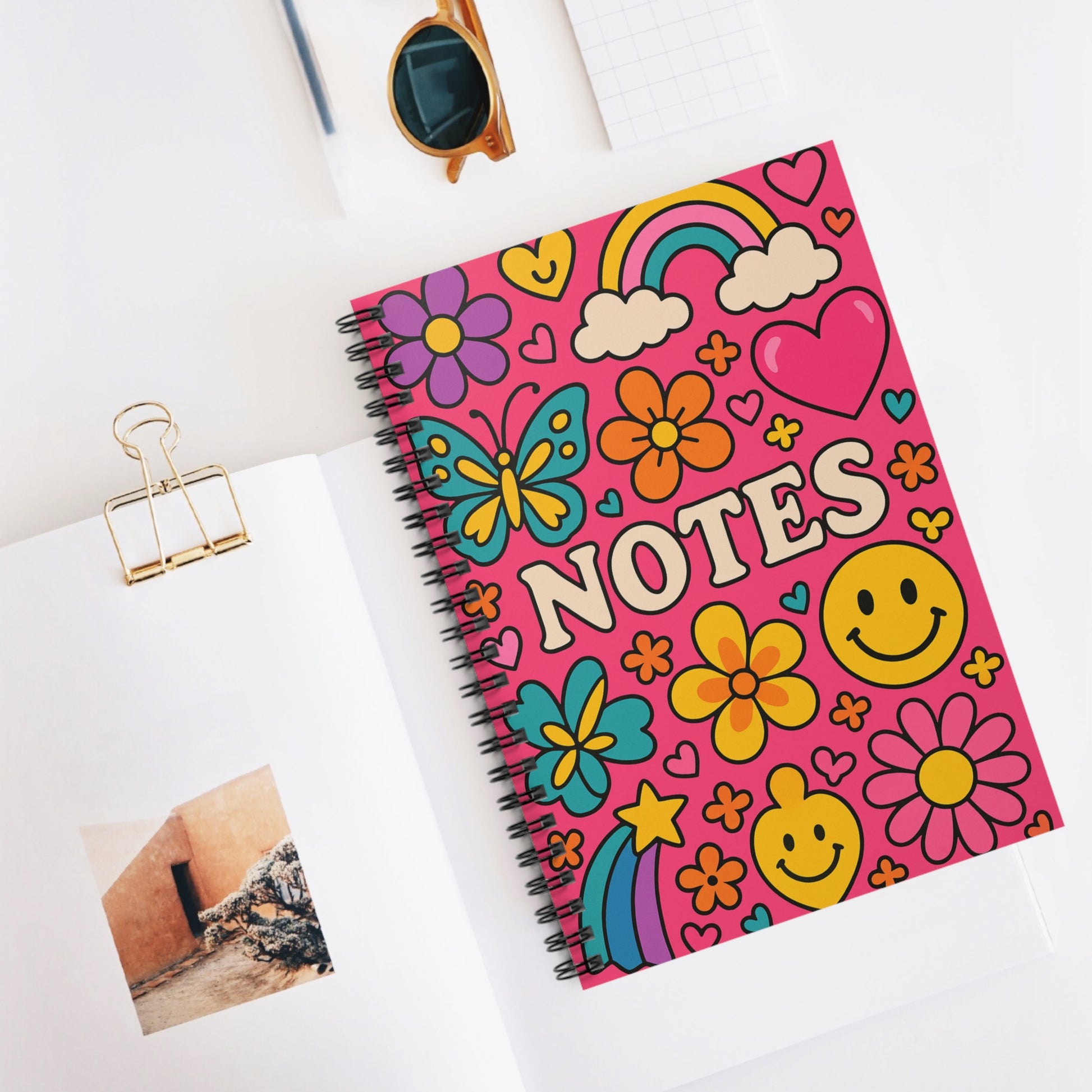 Colorful Spiral Notebook | Cute Stationery, Journaling, School Supplies, Gift for Kids, Notes, Party Favor