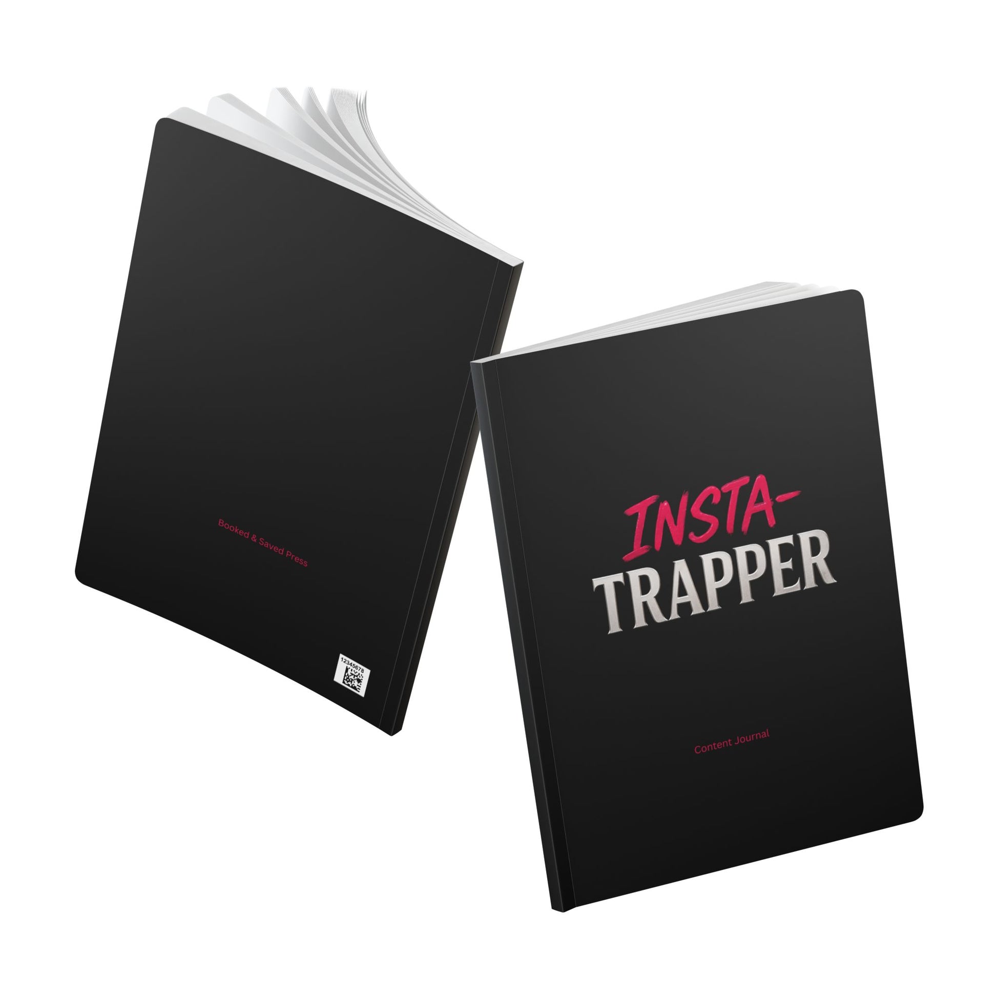 Black Insta Trapper Content Creator Softcover Journal
