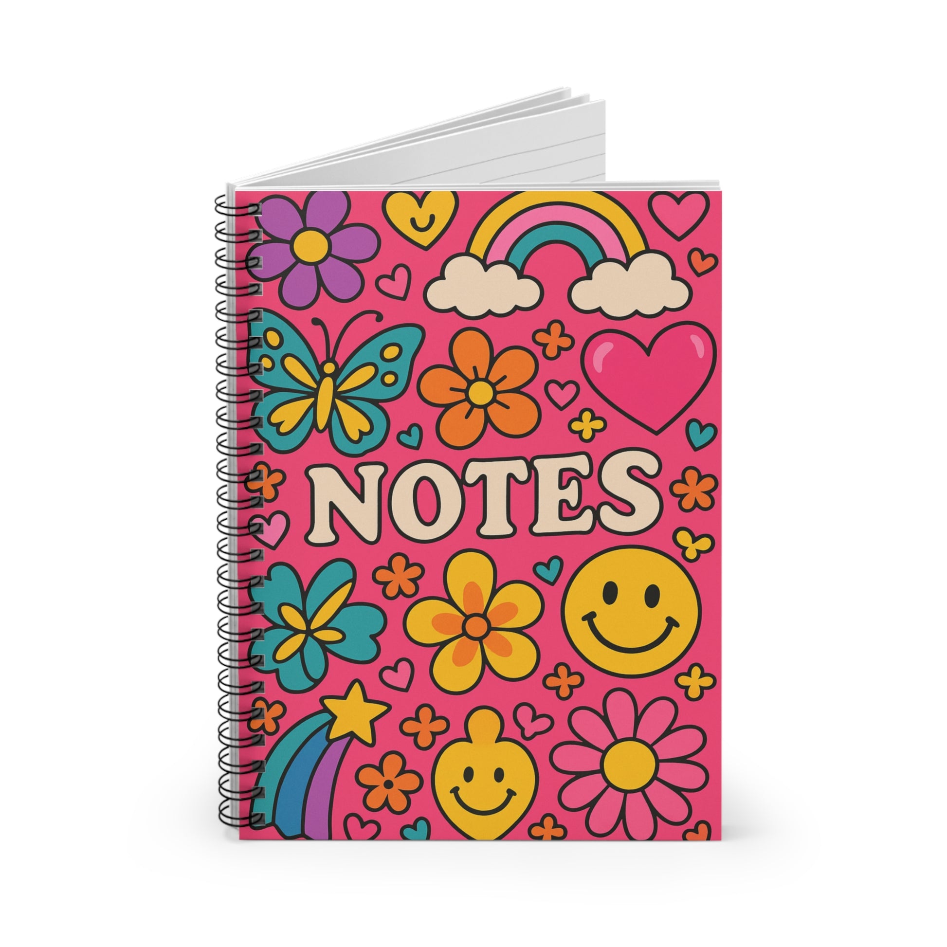 Colorful Spiral Notebook | Cute Stationery, Journaling, School Supplies, Gift for Kids, Notes, Party Favor