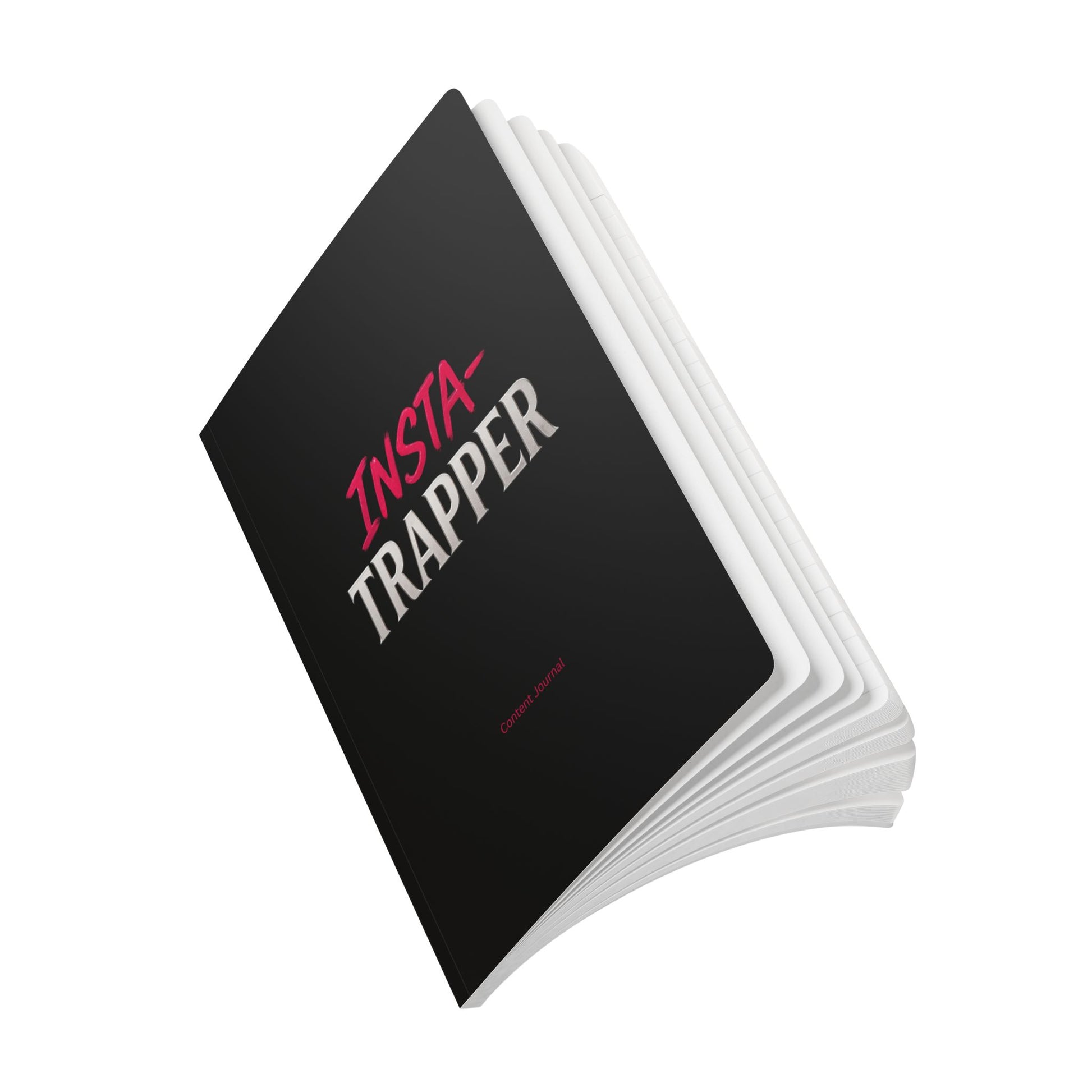 Black Insta Trapper Content Creator Softcover Journal