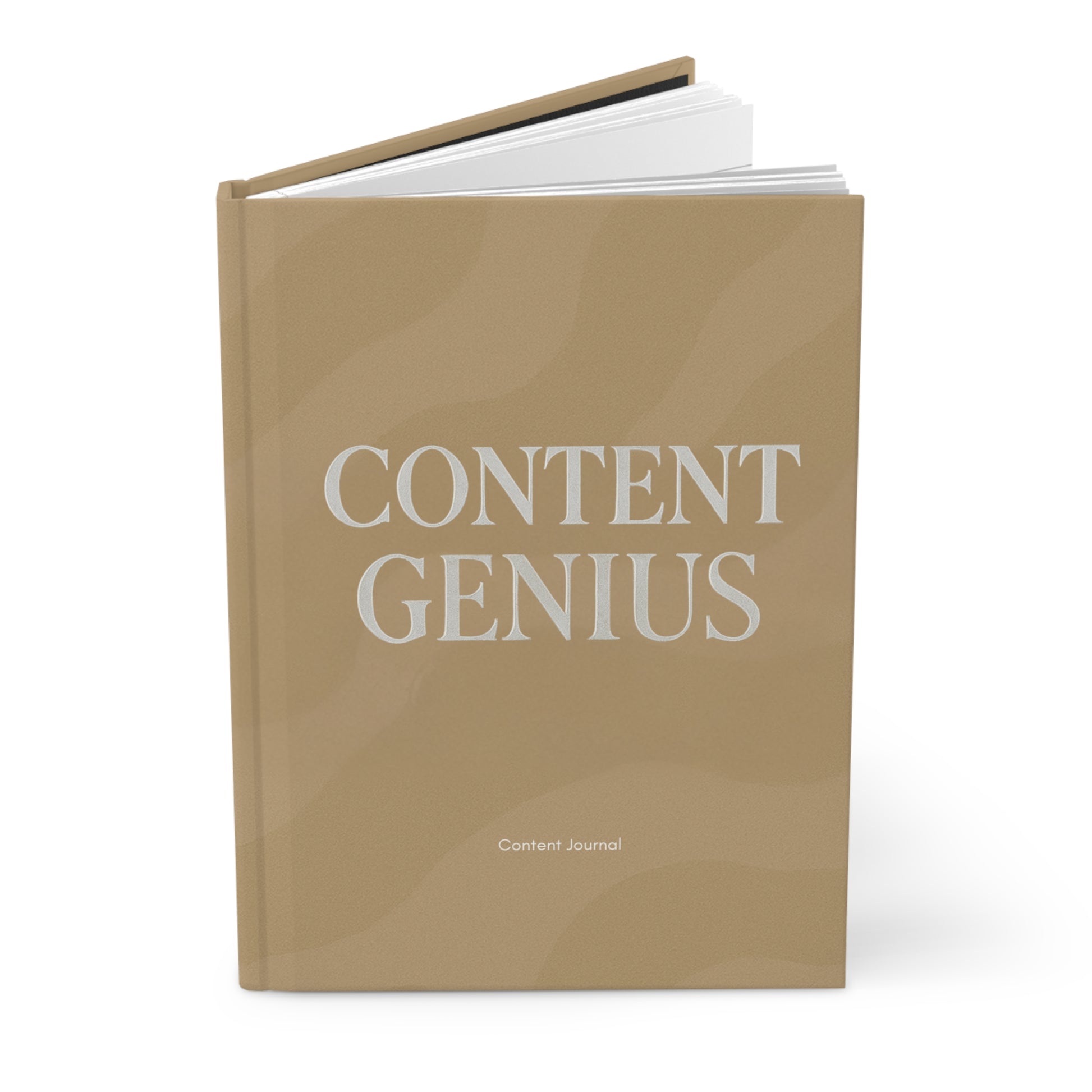 Hardcover Journal Matte Nude “Content Genius” Content Journal