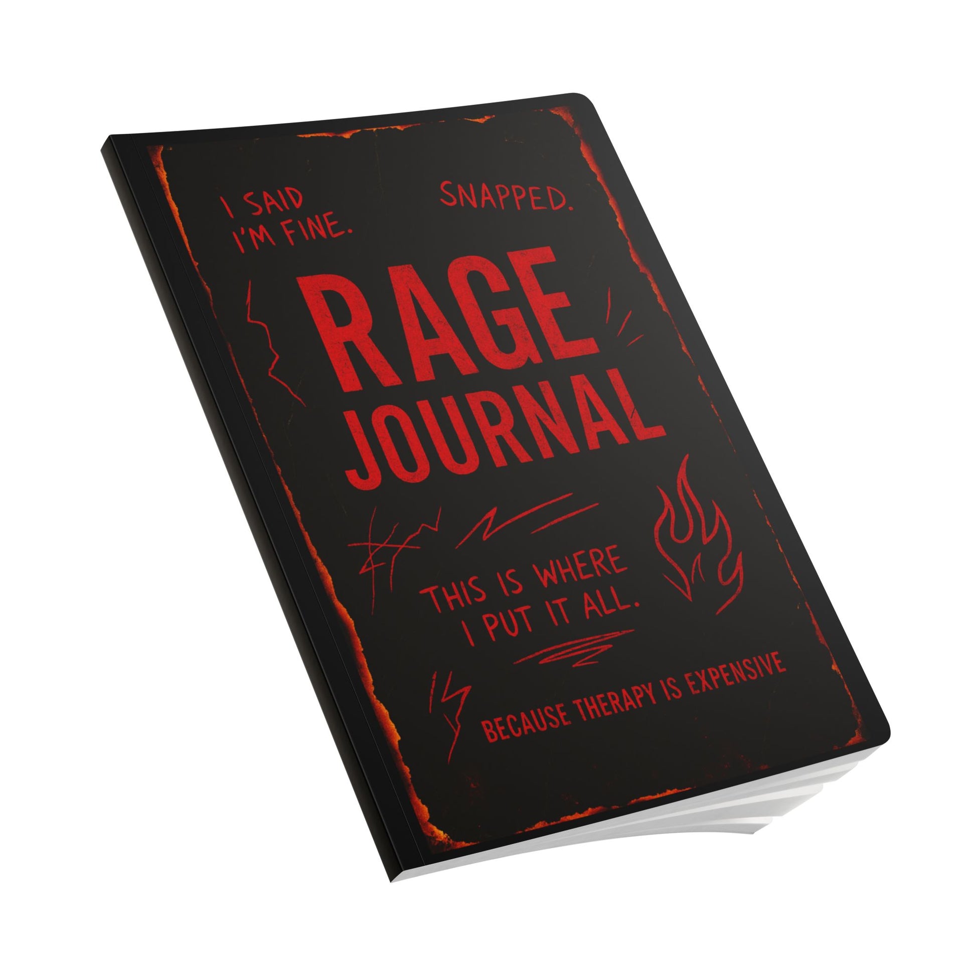Softcover Journal Black Rage Journal