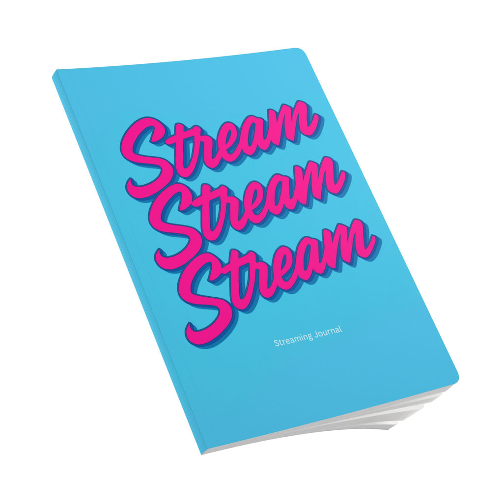 Softcover Journal Blue Streaming Journal