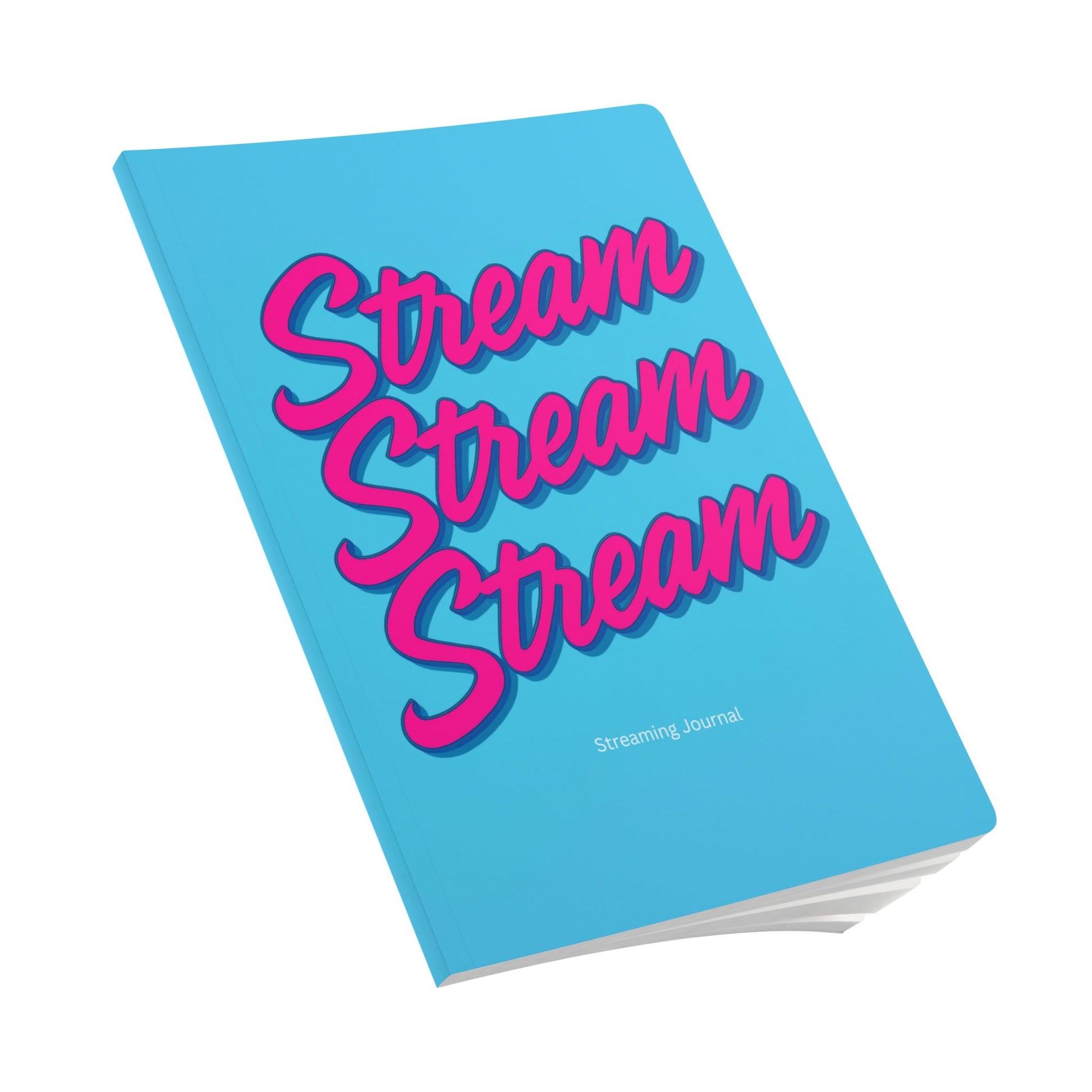 Softcover Journal Blue Streaming Journal