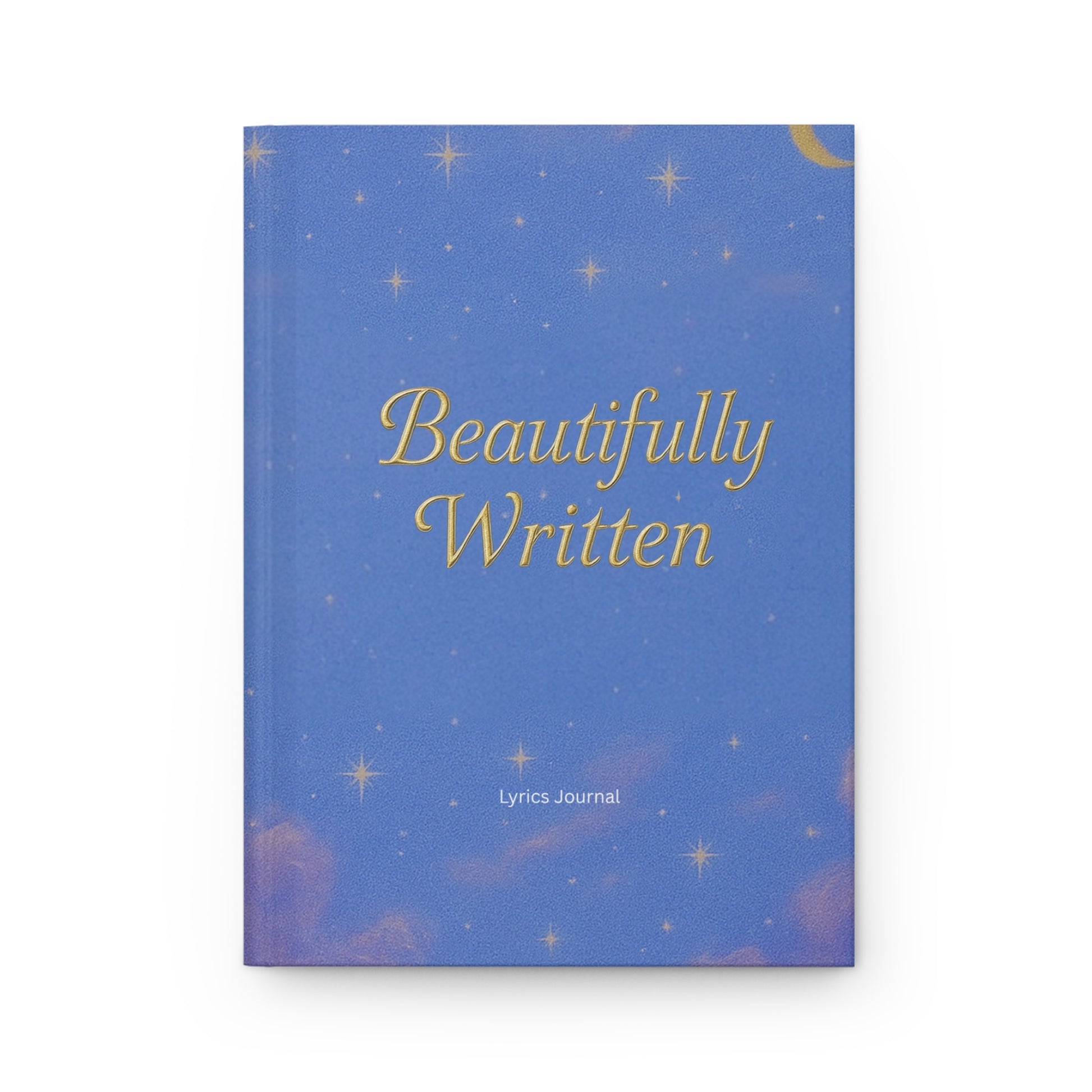 Hardcover Lyrics Journal Blue
