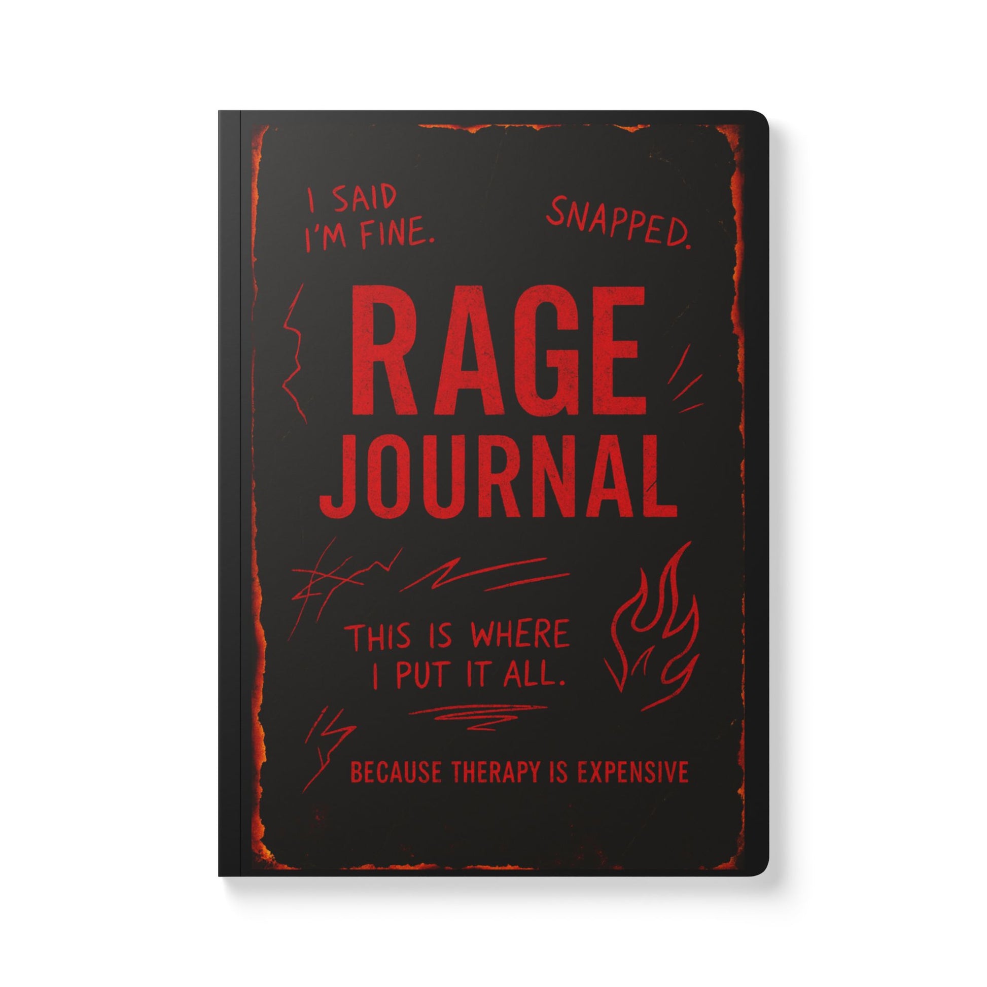 Softcover Journal Black Rage Journal