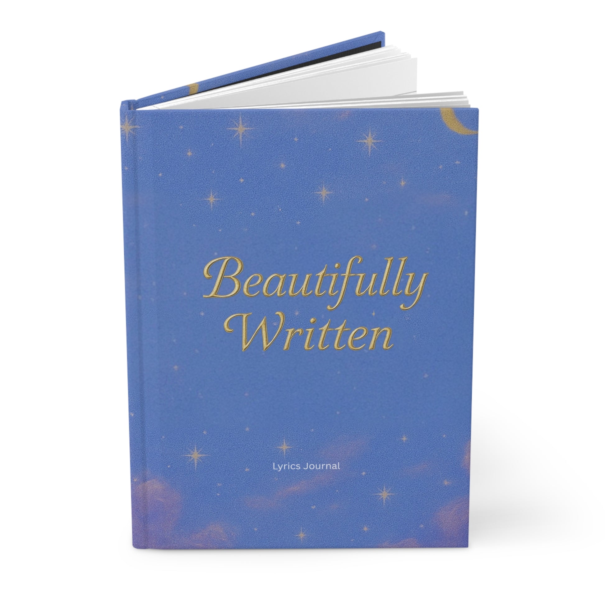 Hardcover Lyrics Journal Blue