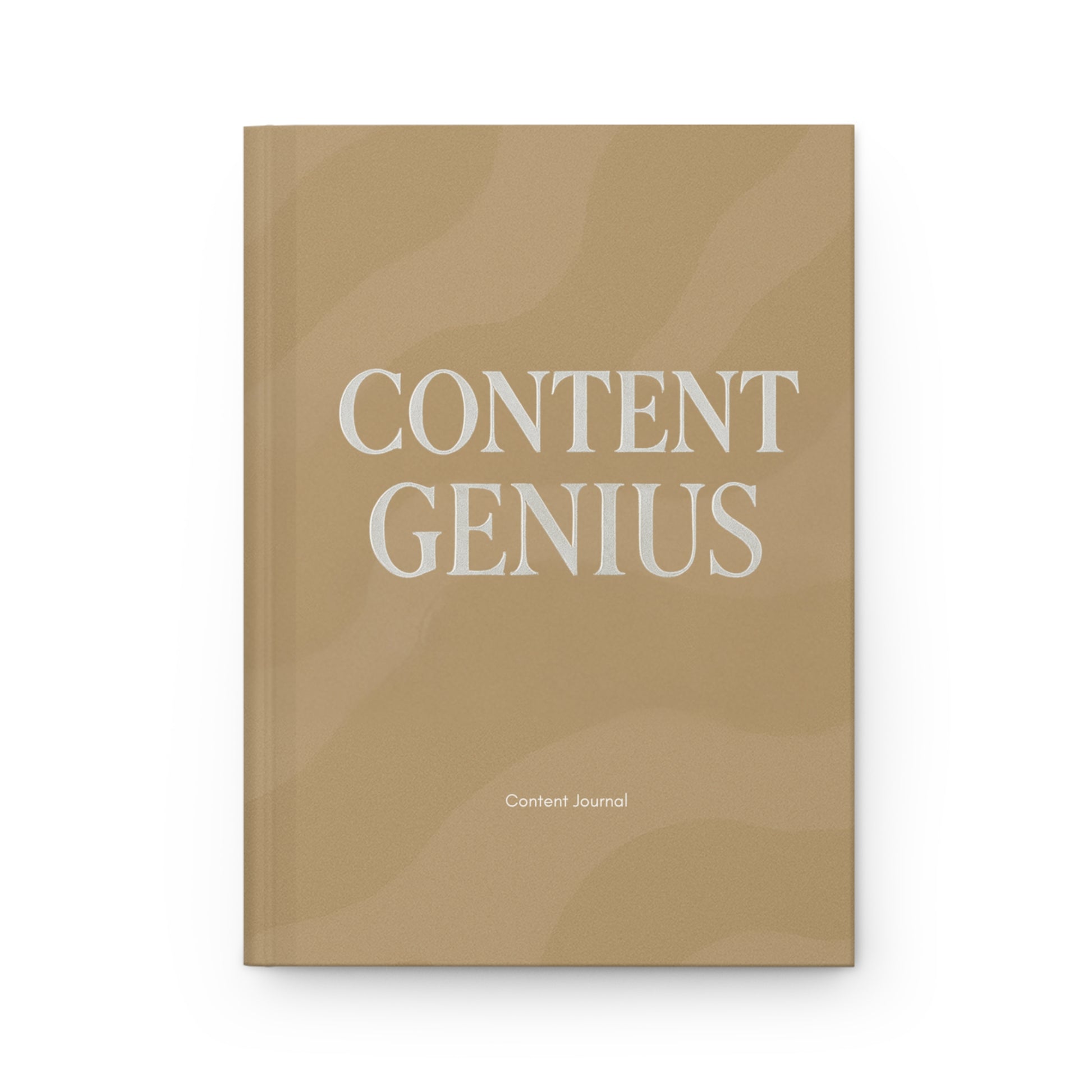 Hardcover Journal Matte Nude “Content Genius” Content Journal