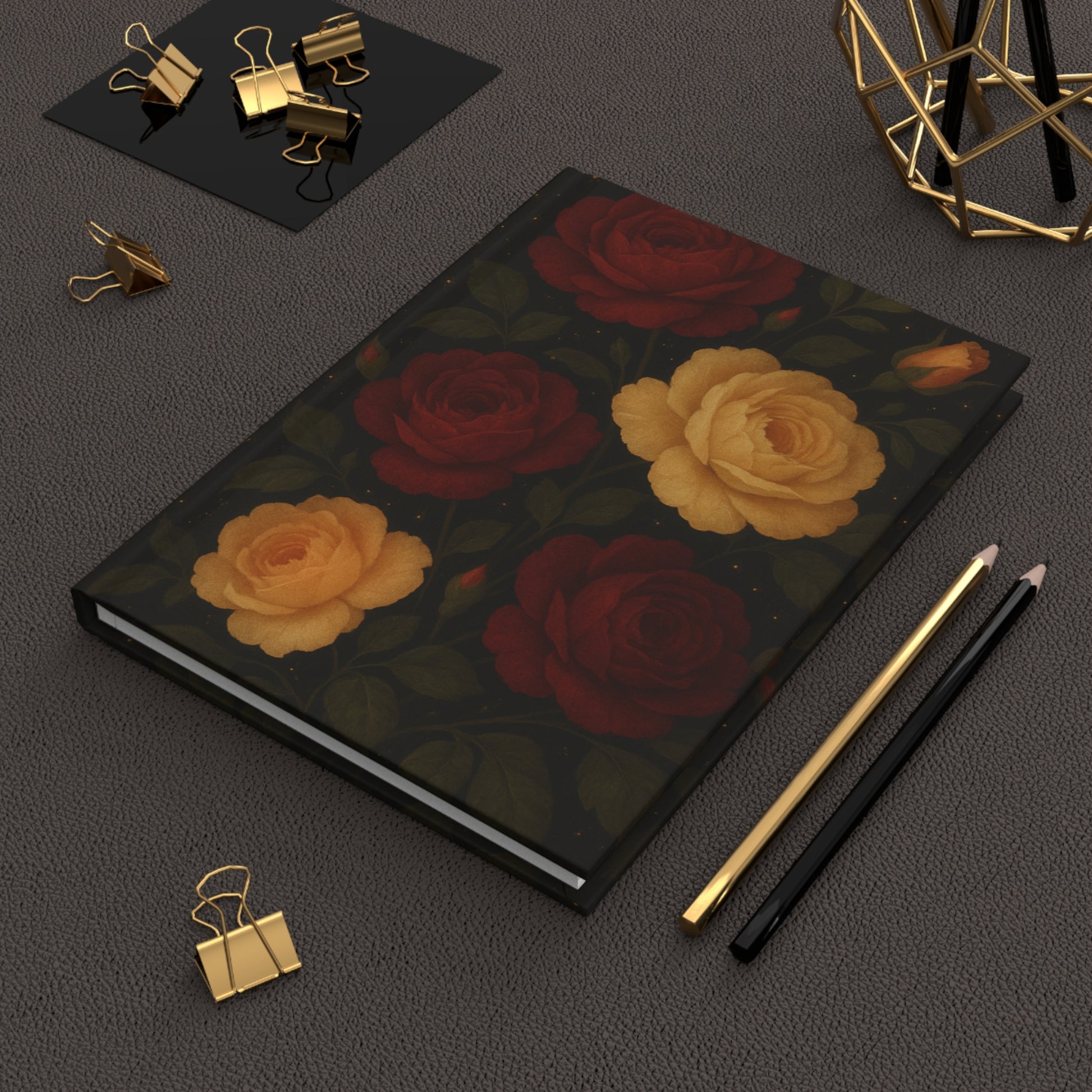 Vintage Floral Hardcover Journal for Thoughts & Dreams, Perfect Gift for Writers, Artists, & Nature Lovers, Elegant Note-taking
