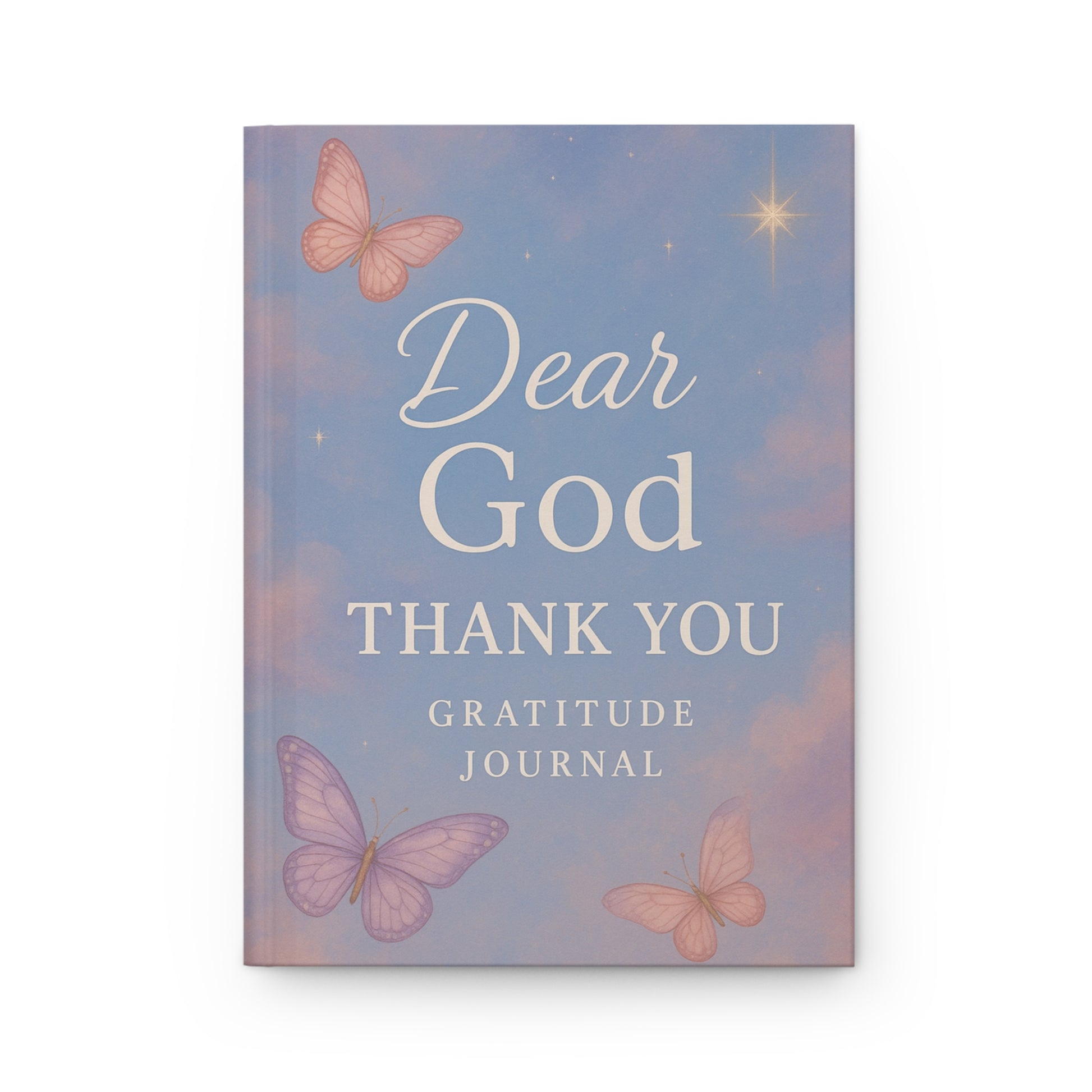 Hardcover Gratitude Journal “Dear God Thank you”