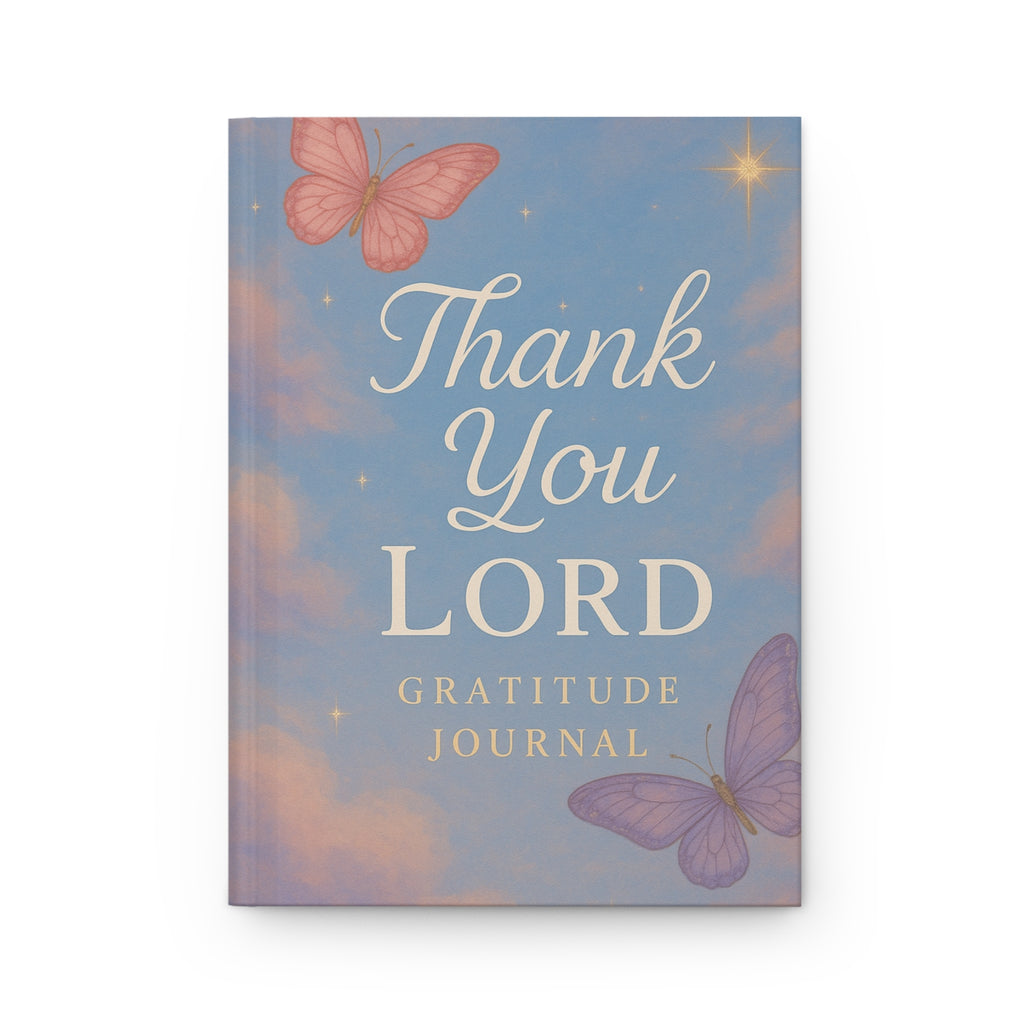Hardcover Gratitude Journal “Thank You Lord”