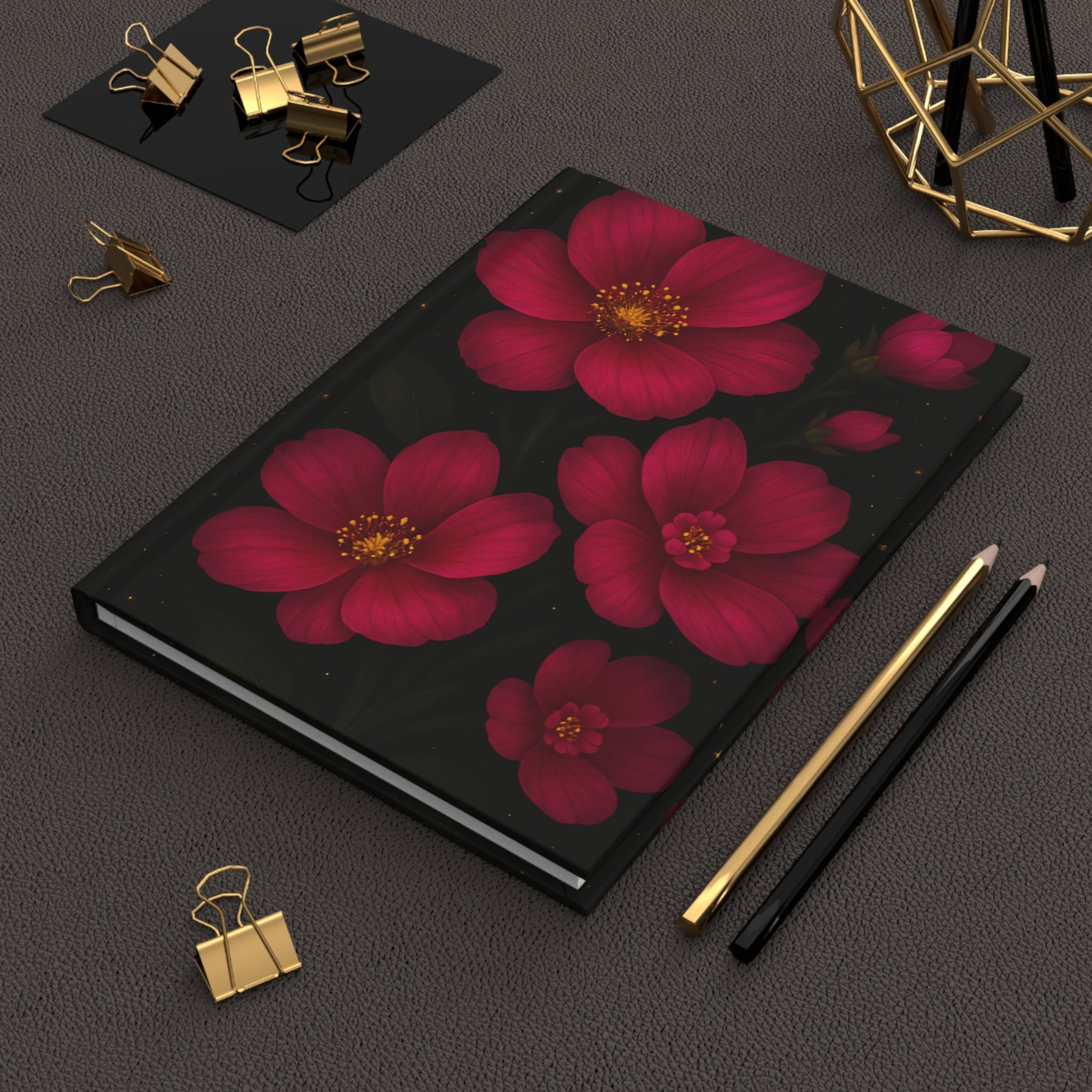 Floral Fantasy Journal | Beautiful Flower Notebook, Writing Journal, Gift for Writers, Aesthetic Planner, Floral Decor