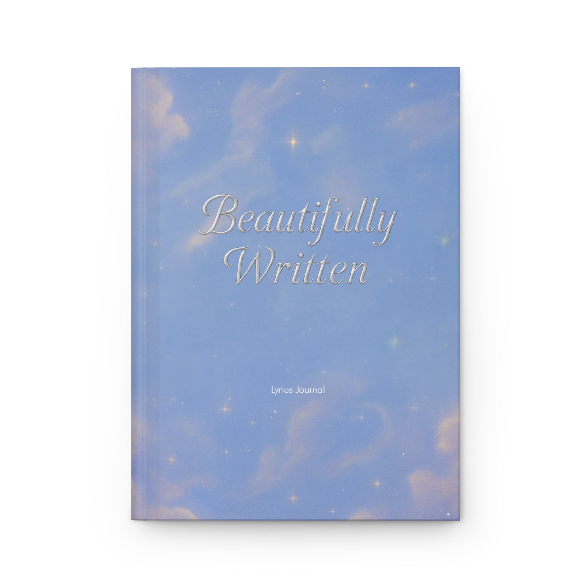 Hardcover Lyric Journal “Beautifully Written” Blue