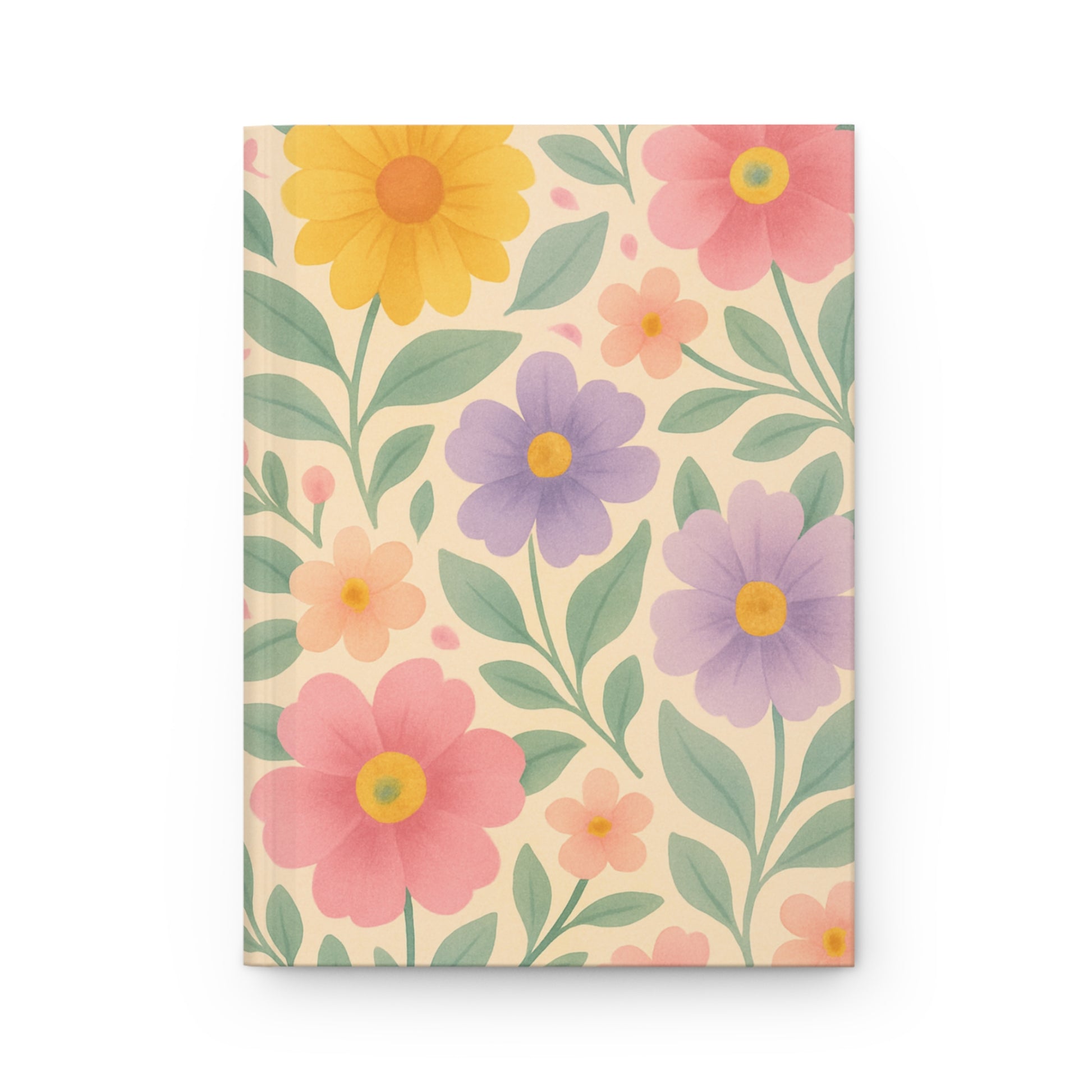 Floral Hardcover Journal - Aesthetic Notebook for Writing, Journaling, Creativity, Gift for Her, Travel Diary, Floral Gifts