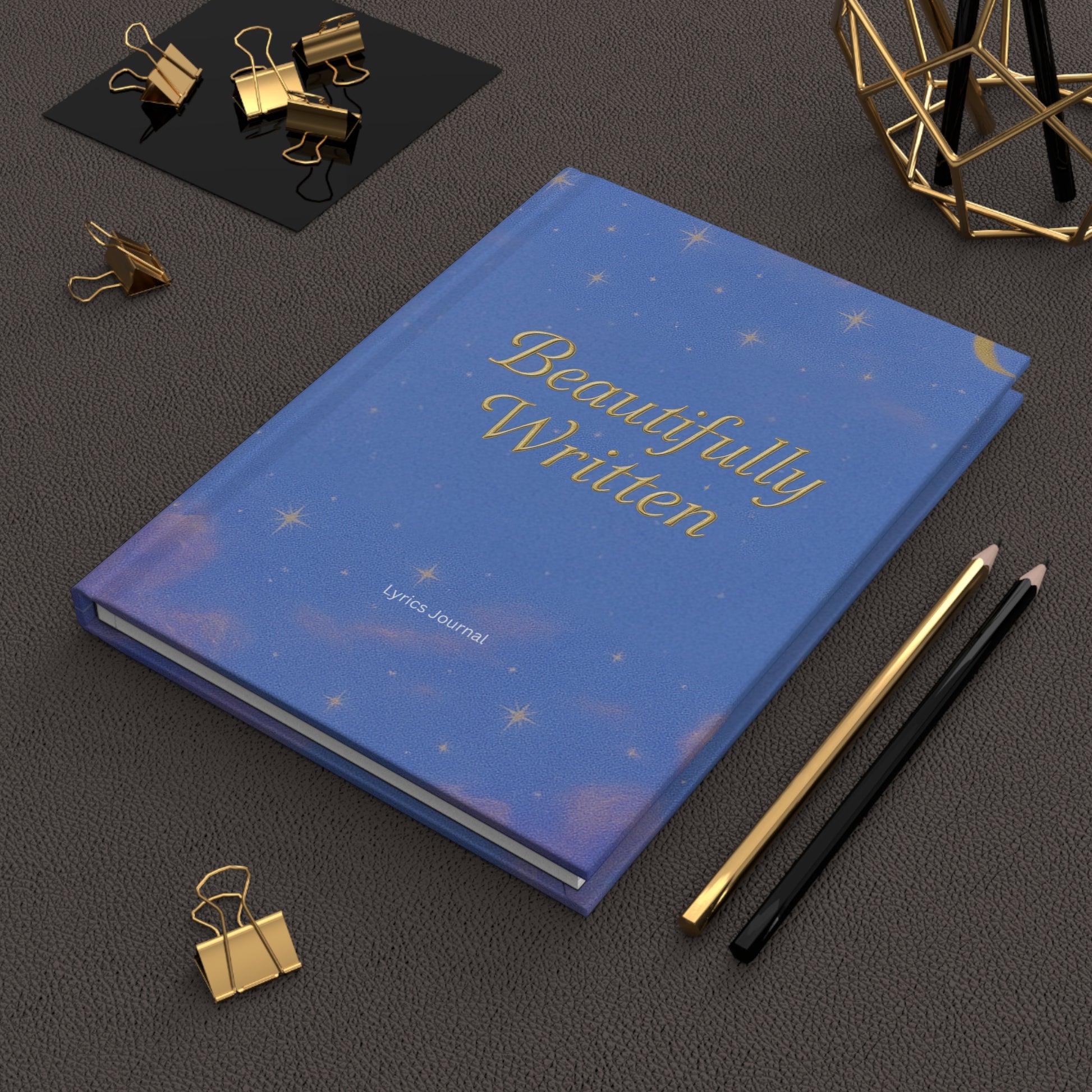 Hardcover Lyrics Journal Blue