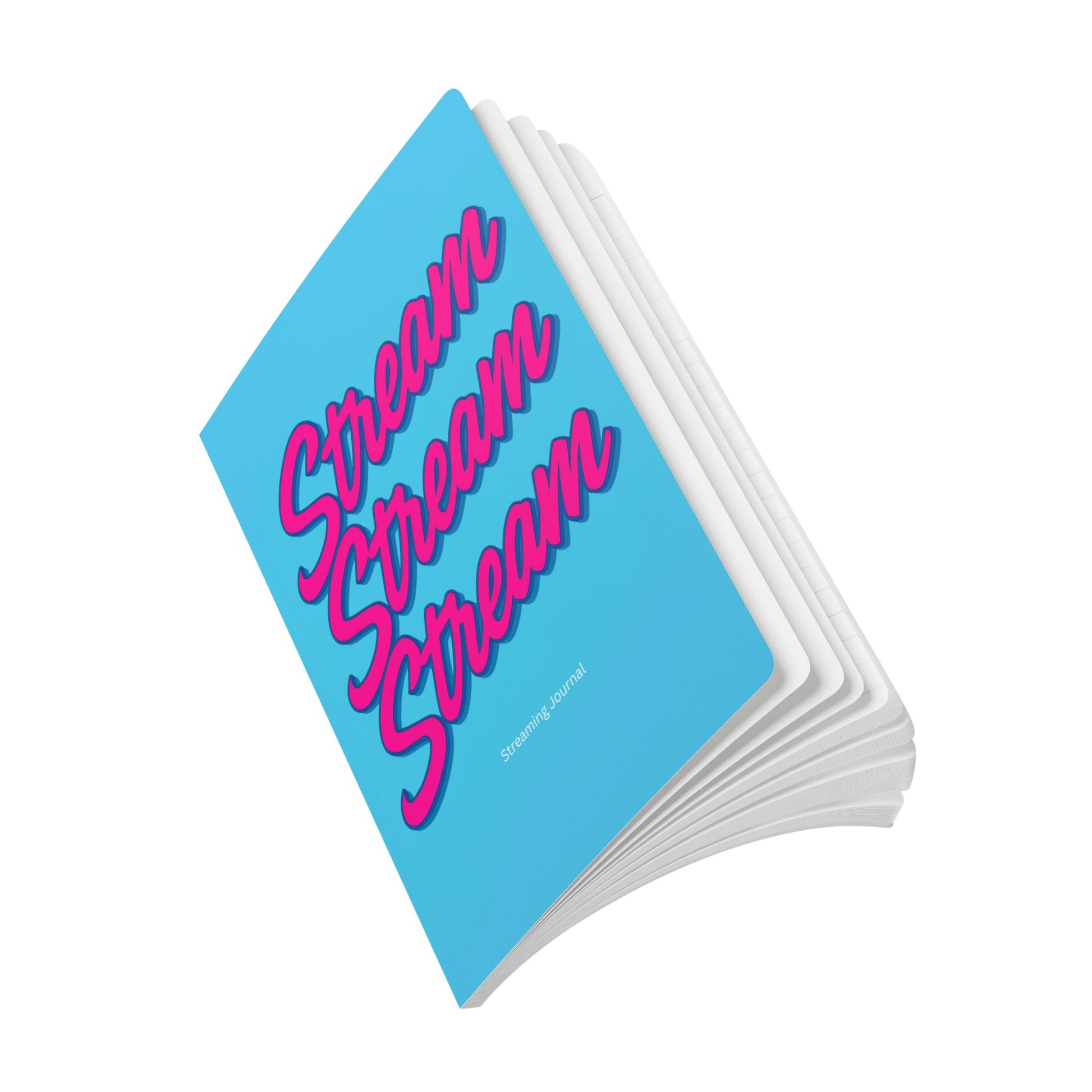 Softcover Journal Blue Streaming Journal