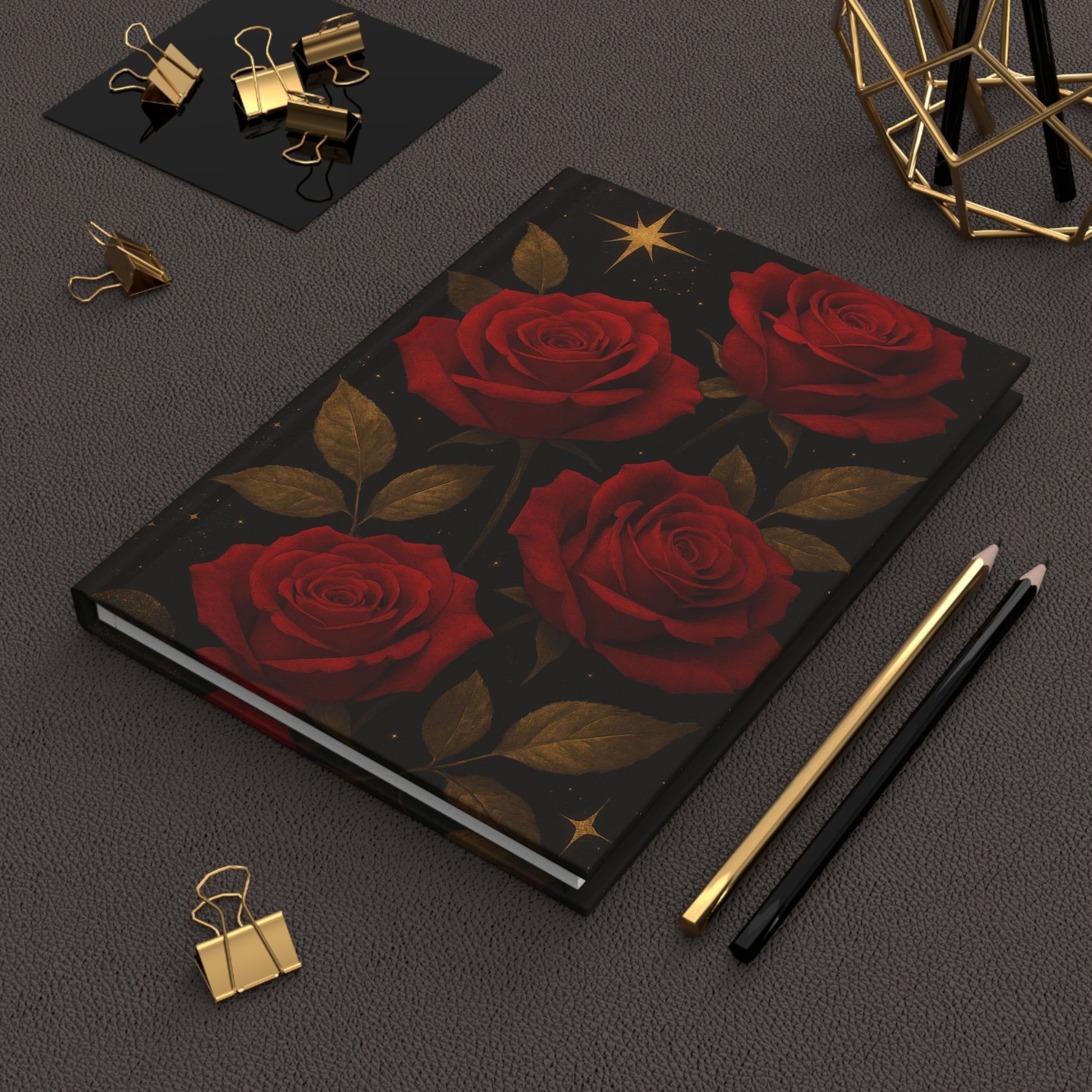 Elegant Rose Hardcover Journal, Floral Notebook, Gift for Writers, Personalized Journal for Women, Romantic Study Diary, Vintage Style [...]