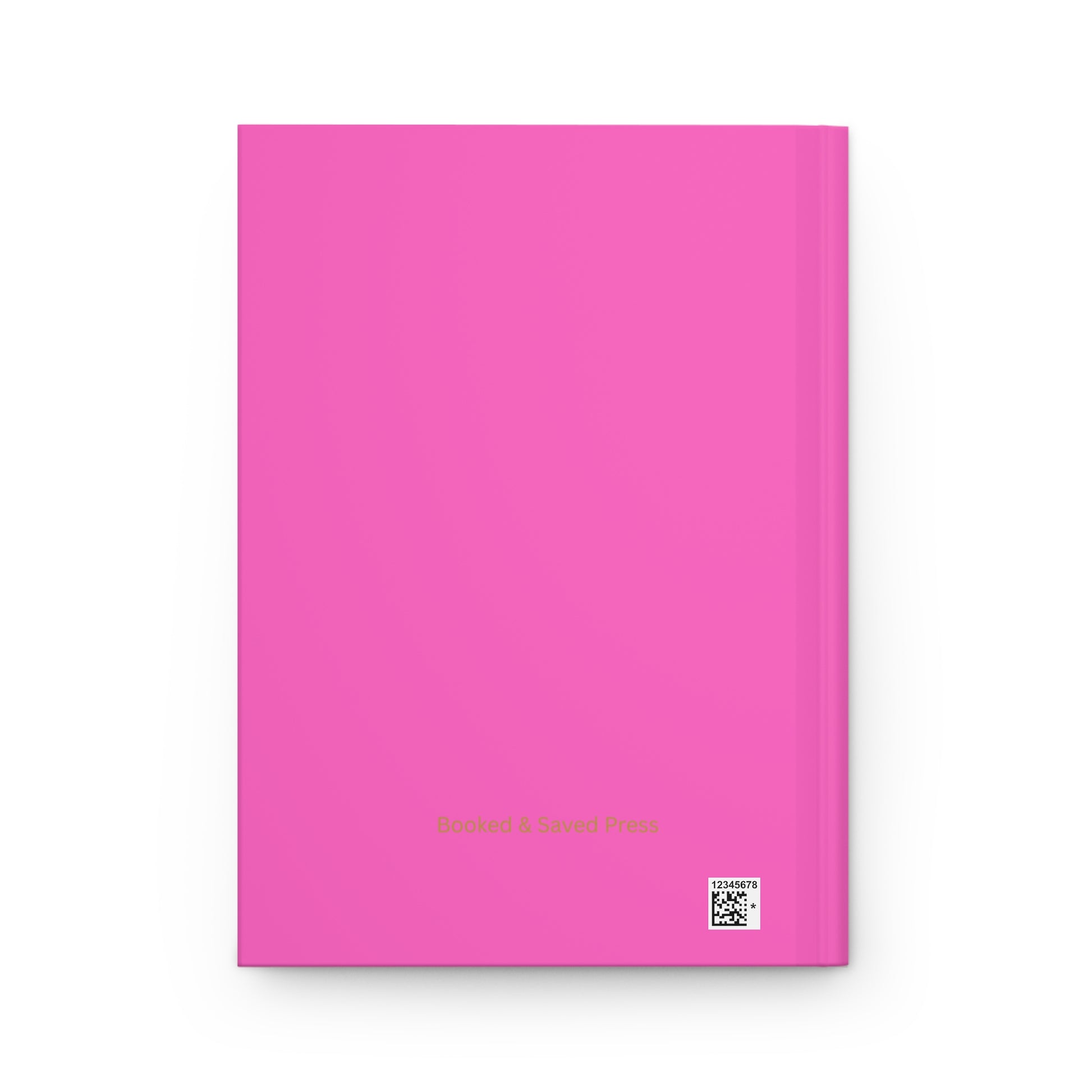 Hardcover Journal Matte Business Meeting Notebook Hot Pink