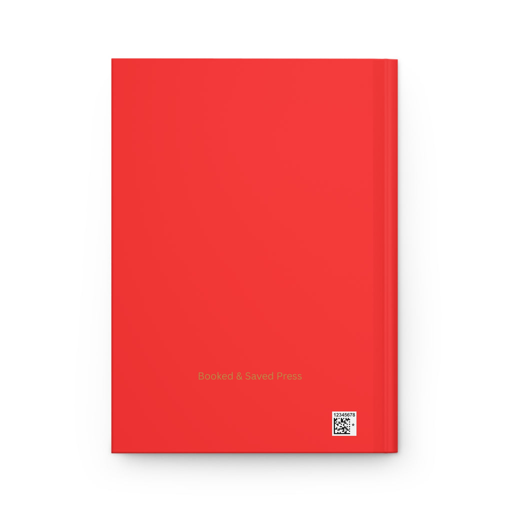 Hardcover Journal Matte Business Meeting Notebook Red