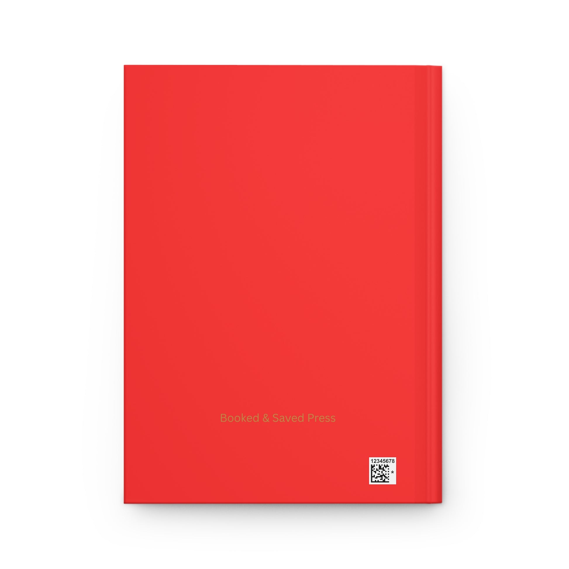 Hardcover Journal Matte Business Meeting Notebook Red