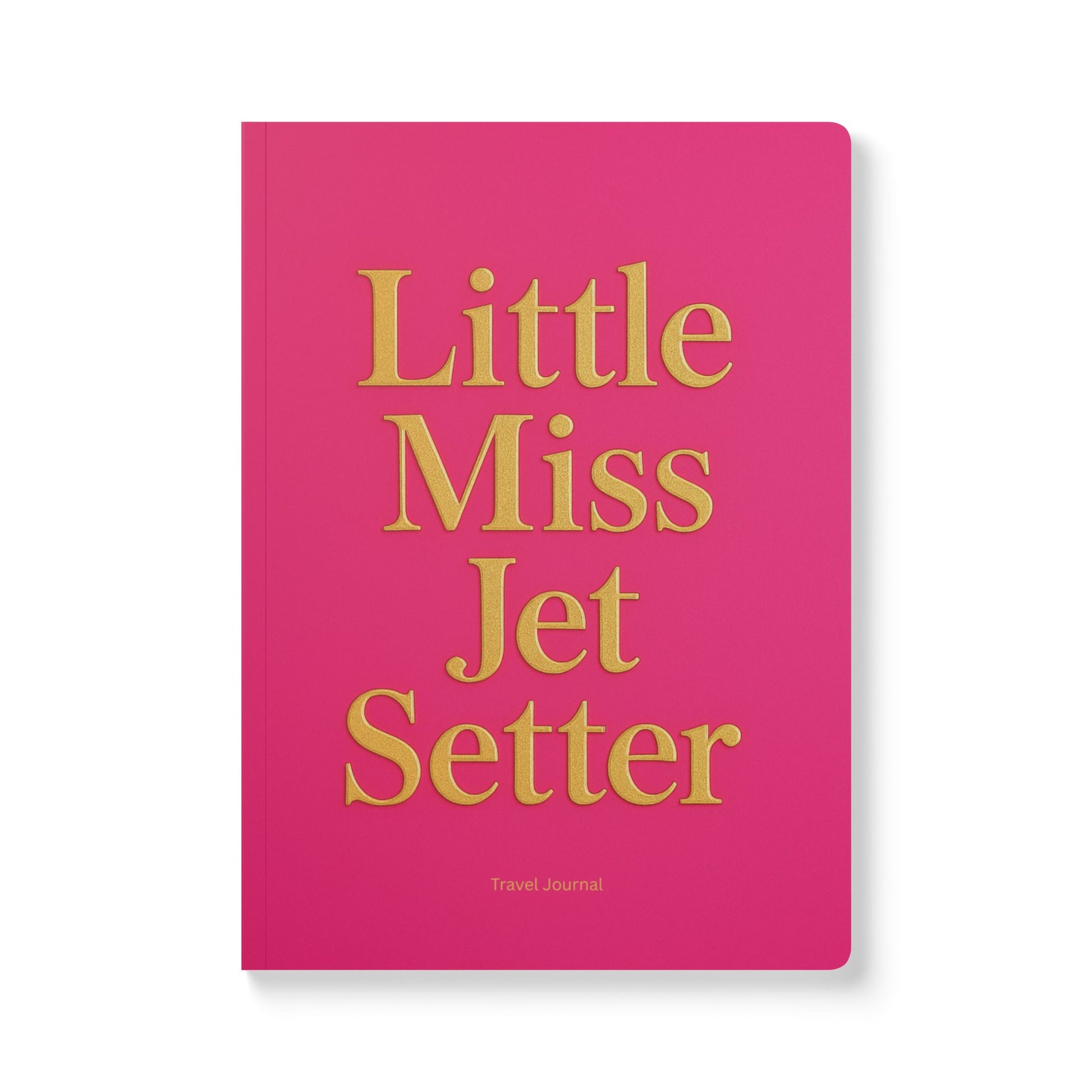 Softcover Journal Pink “Jet setter” Travel Journal