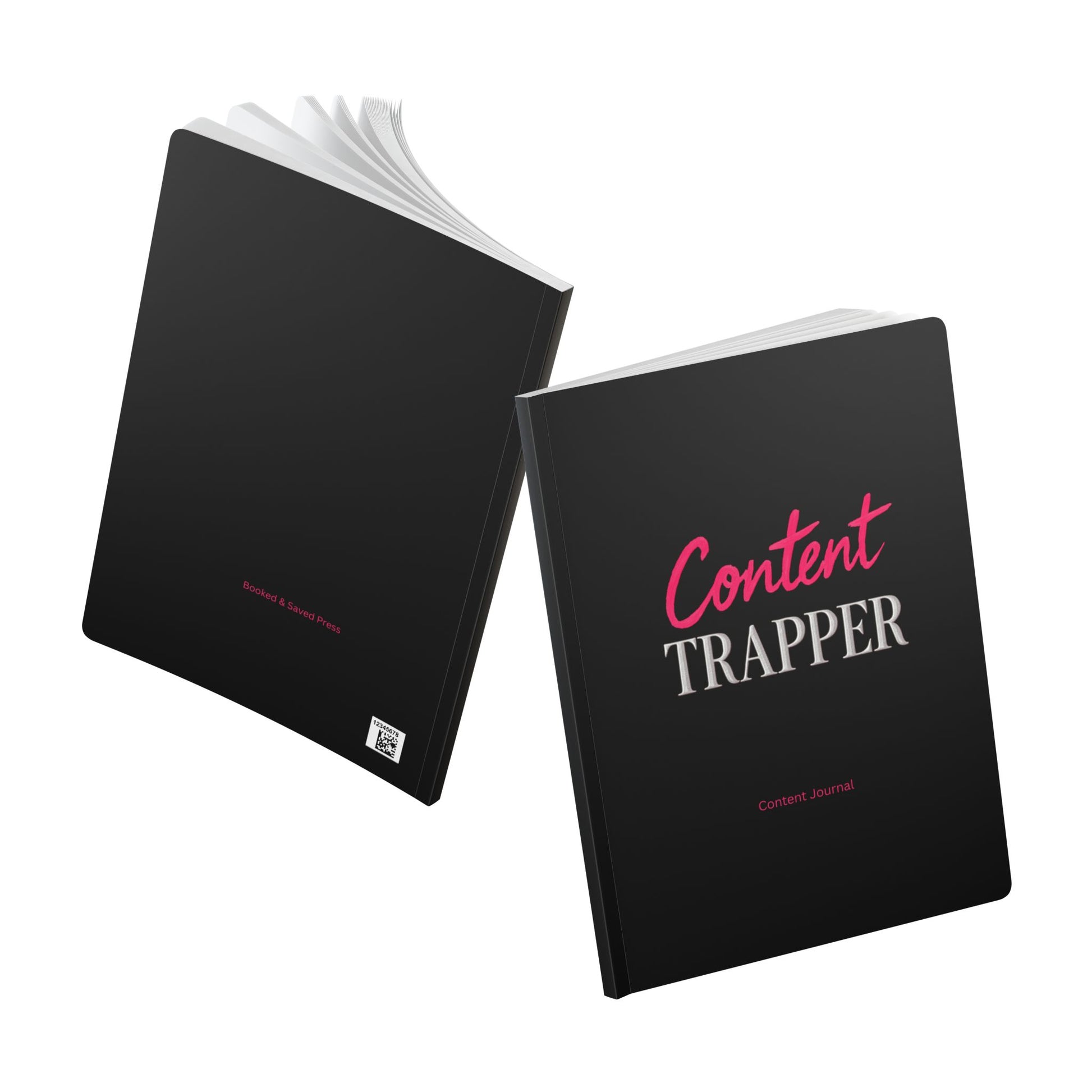 Softcover Journal Black Content Trapper Content Journal