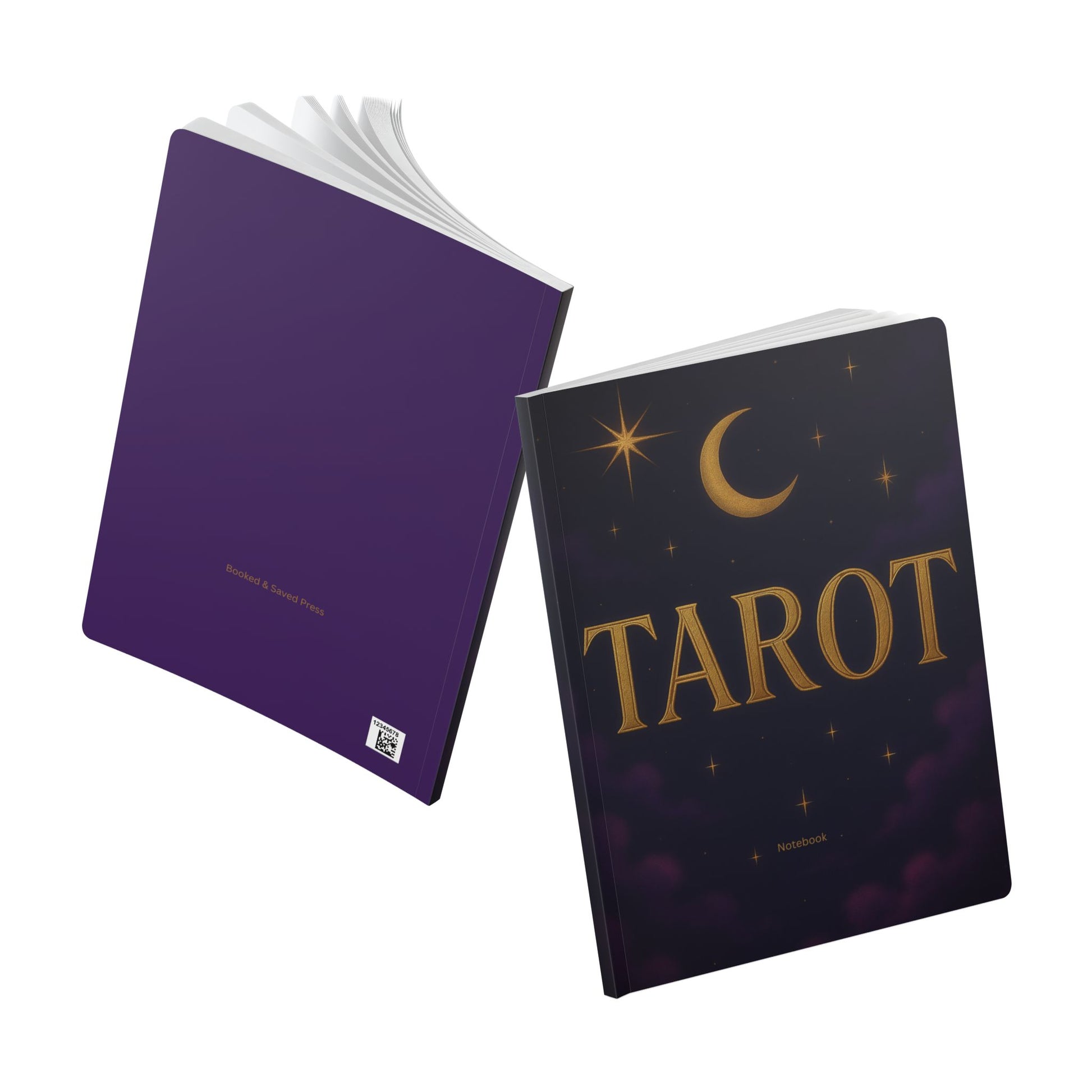 Softcover Journal Tarot Notebook Purple