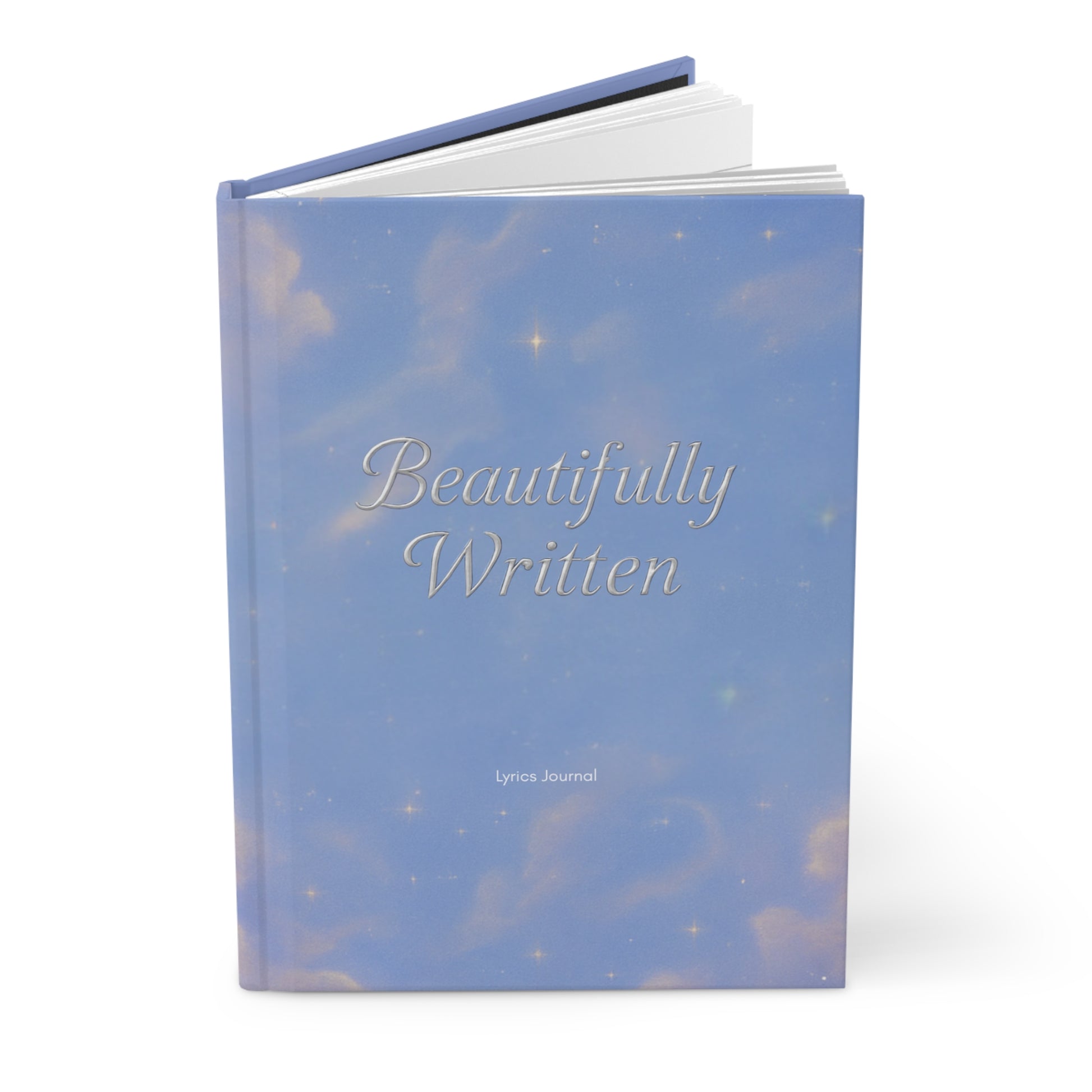 Hardcover Lyric Journal “Beautifully Written” Blue