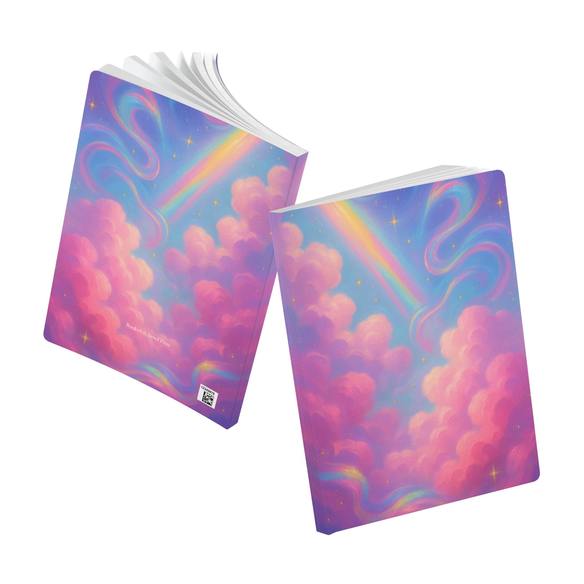 Dreamy Clouds Softcover Journal | Inspirational Writing Notebook, Gift for Artists, Journaling, Personal Reflection, Home Office Decor