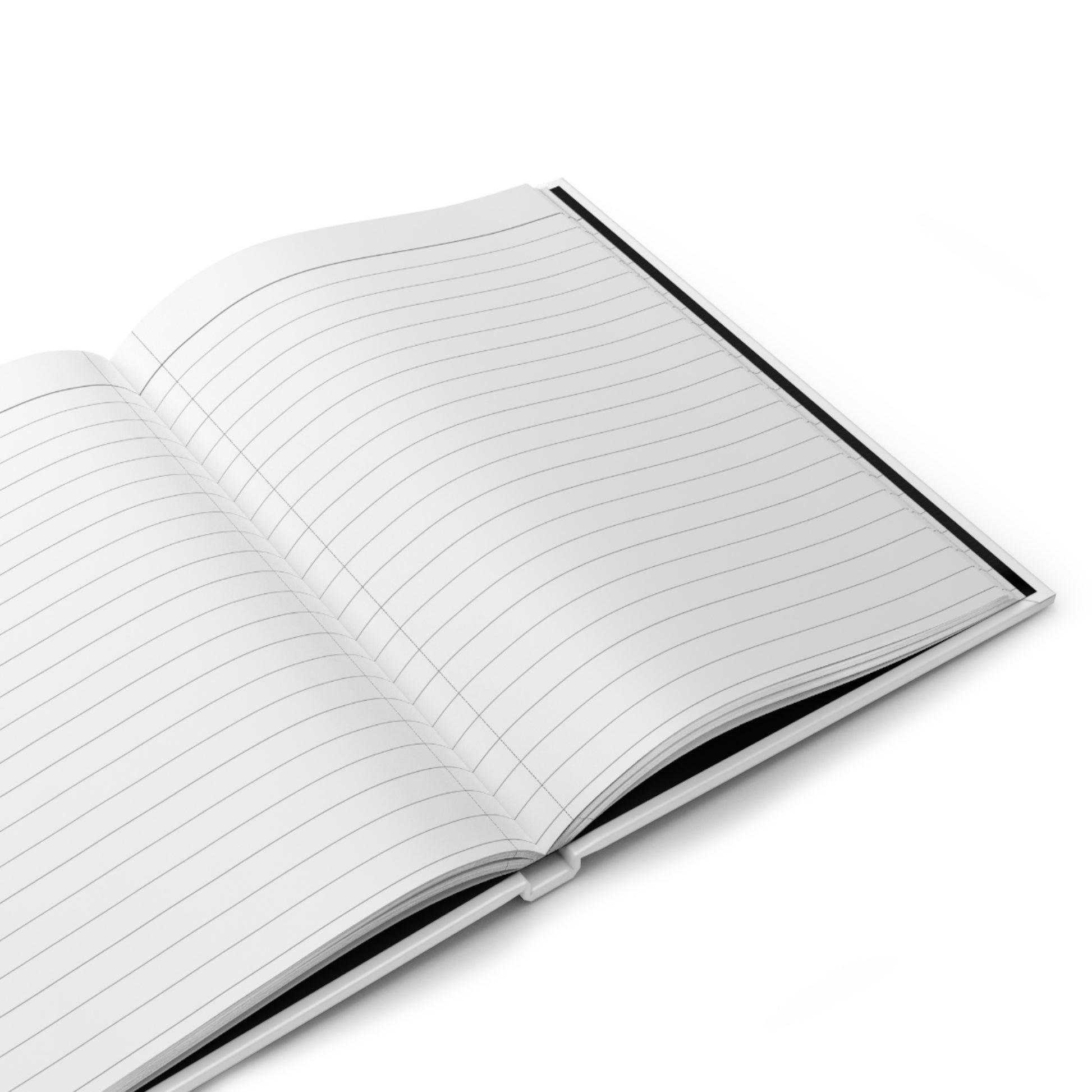 Hardcover Journal Matte Business Meeting Notebook white
