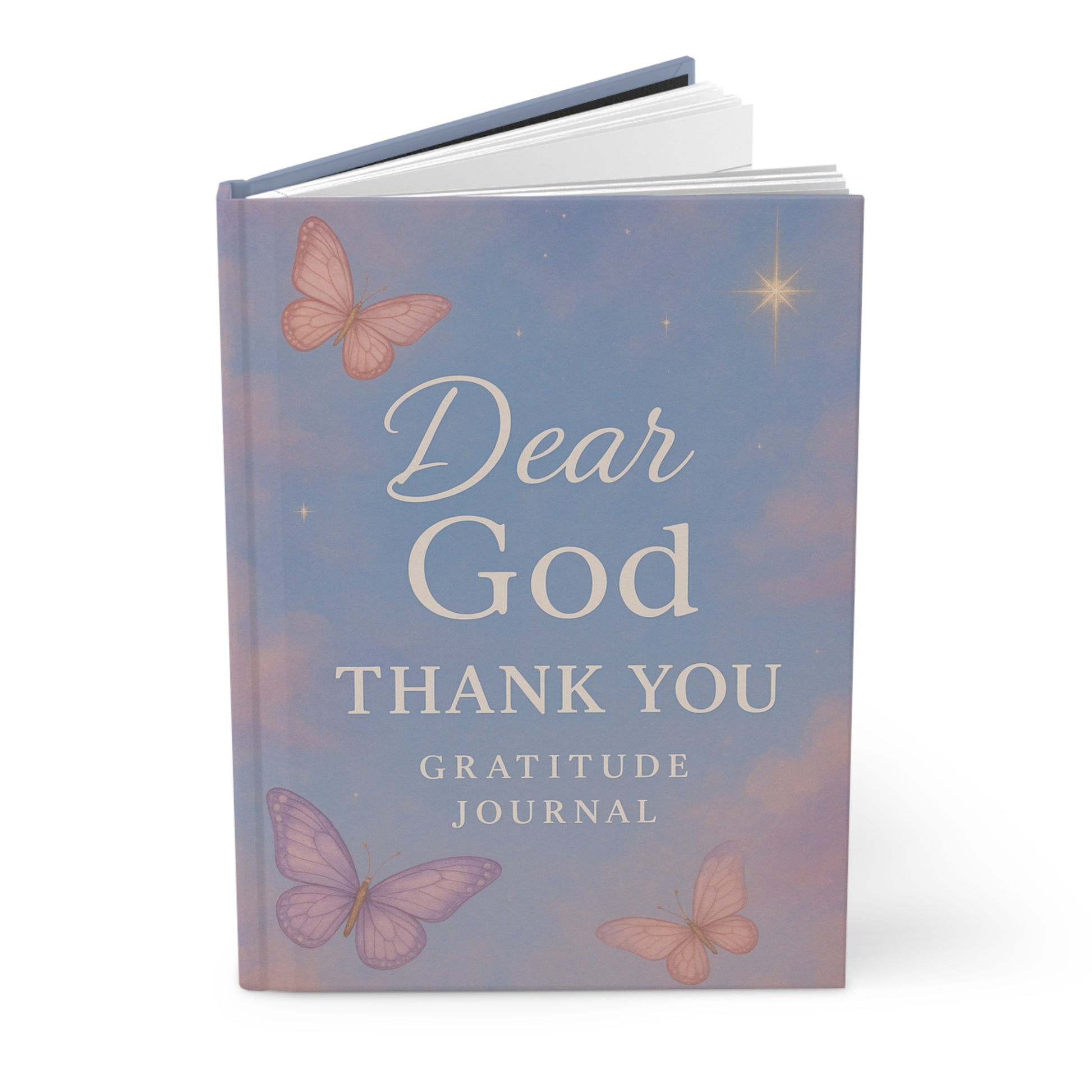 Hardcover Gratitude Journal “Dear God Thank you”