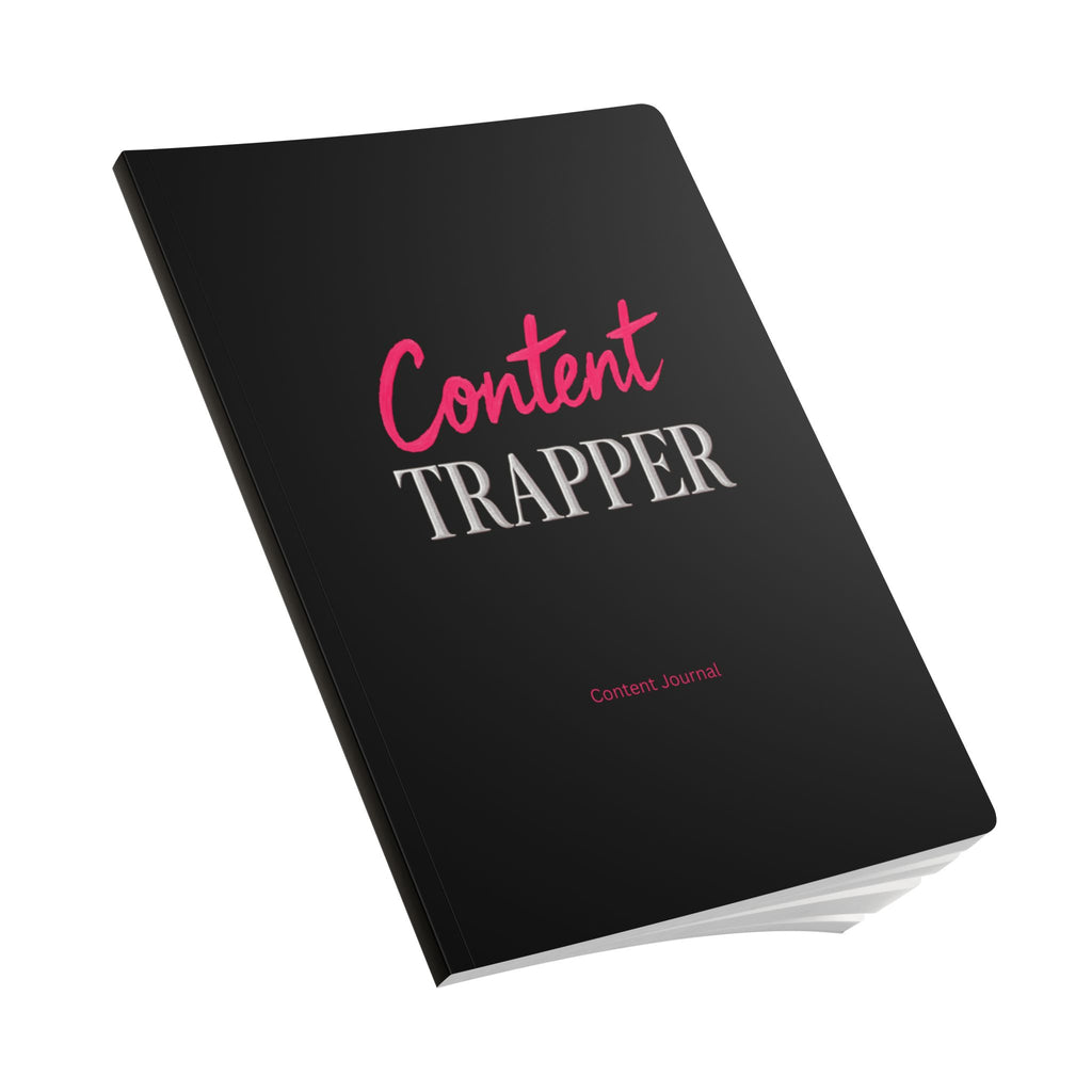 Softcover Journal Black Content Trapper Content Journal