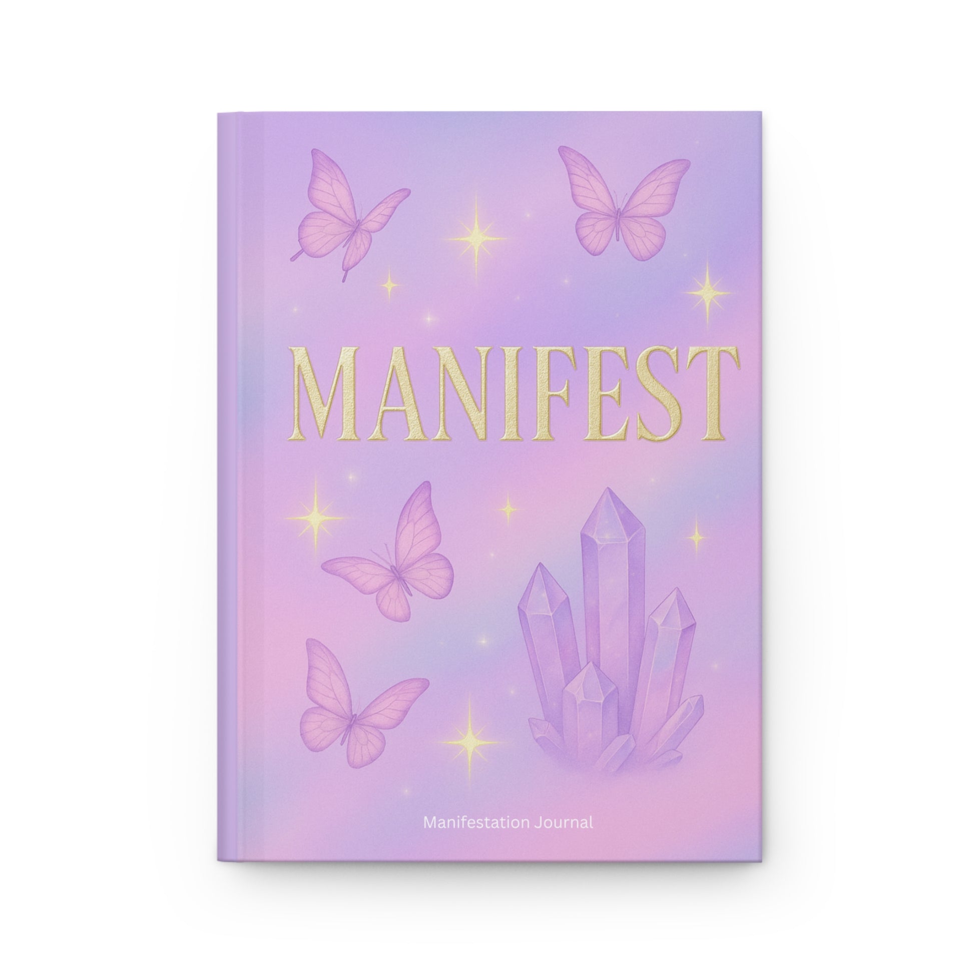 Hardcover Journal Matte Lavender “Manifest” Journal