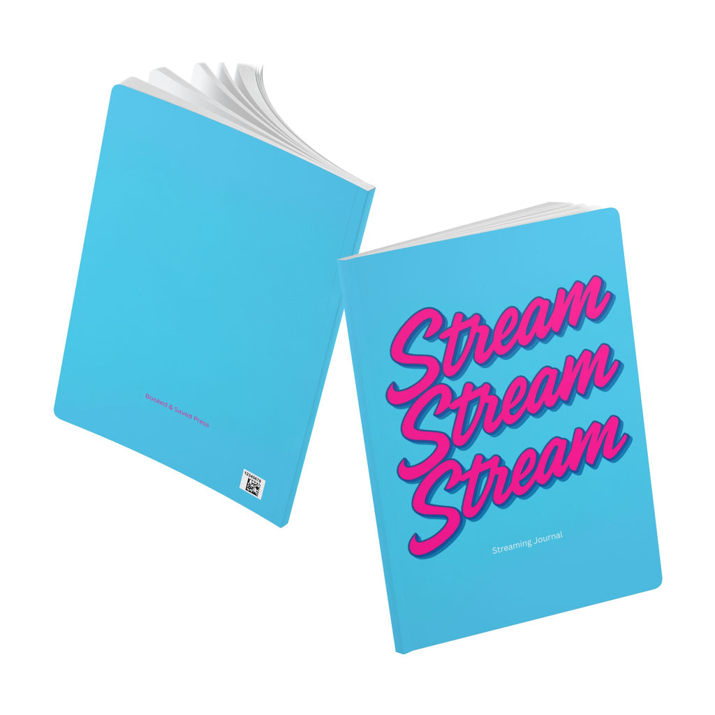 Softcover Journal Blue Streaming Journal