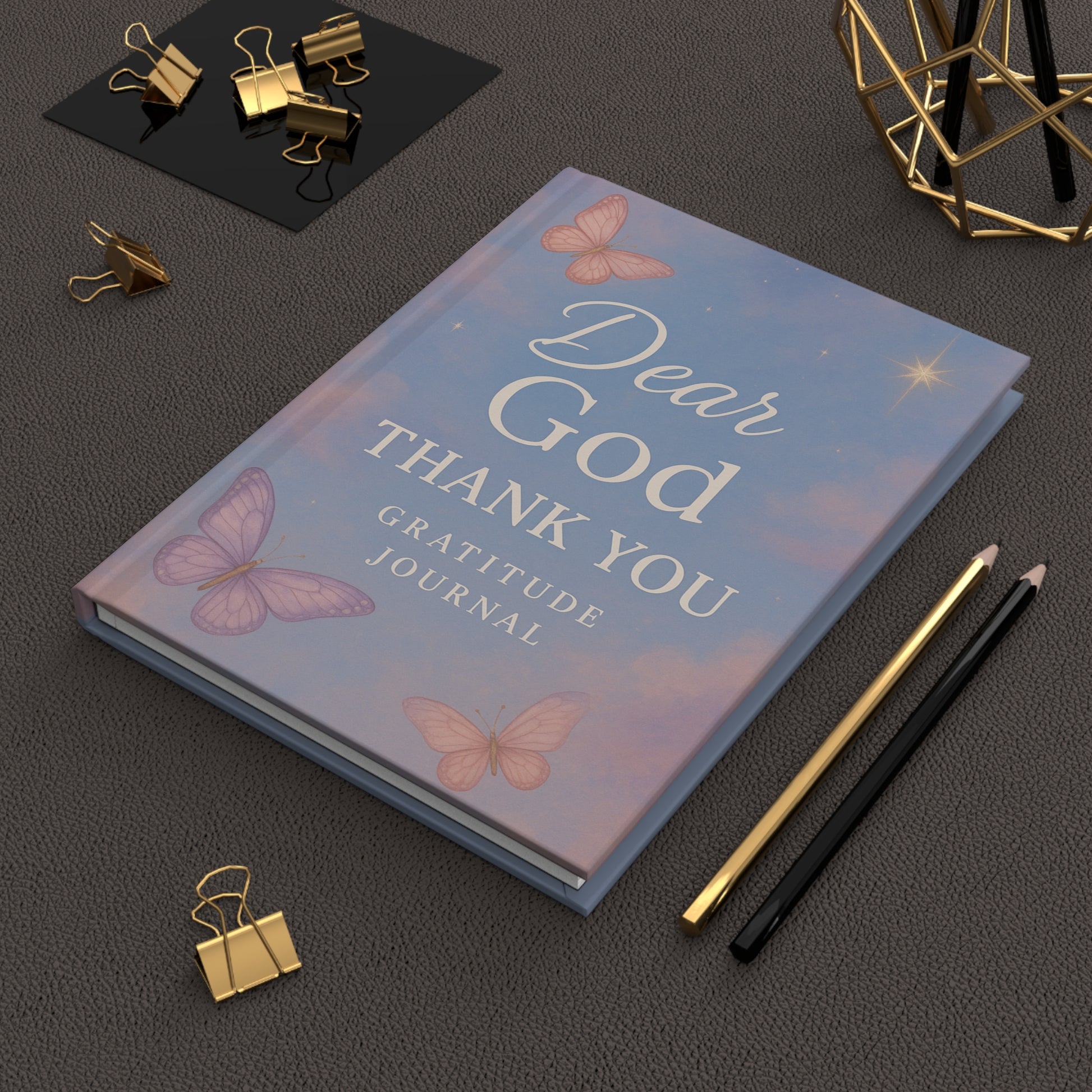 Hardcover Gratitude Journal “Dear God Thank you”