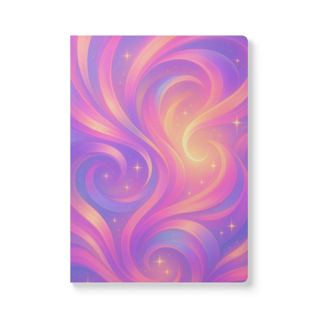 Dreamy Swirl Softcover Journal - Perfect for Notes, Doodles, Gifts, or Journaling, Ideal for Students & Creatives