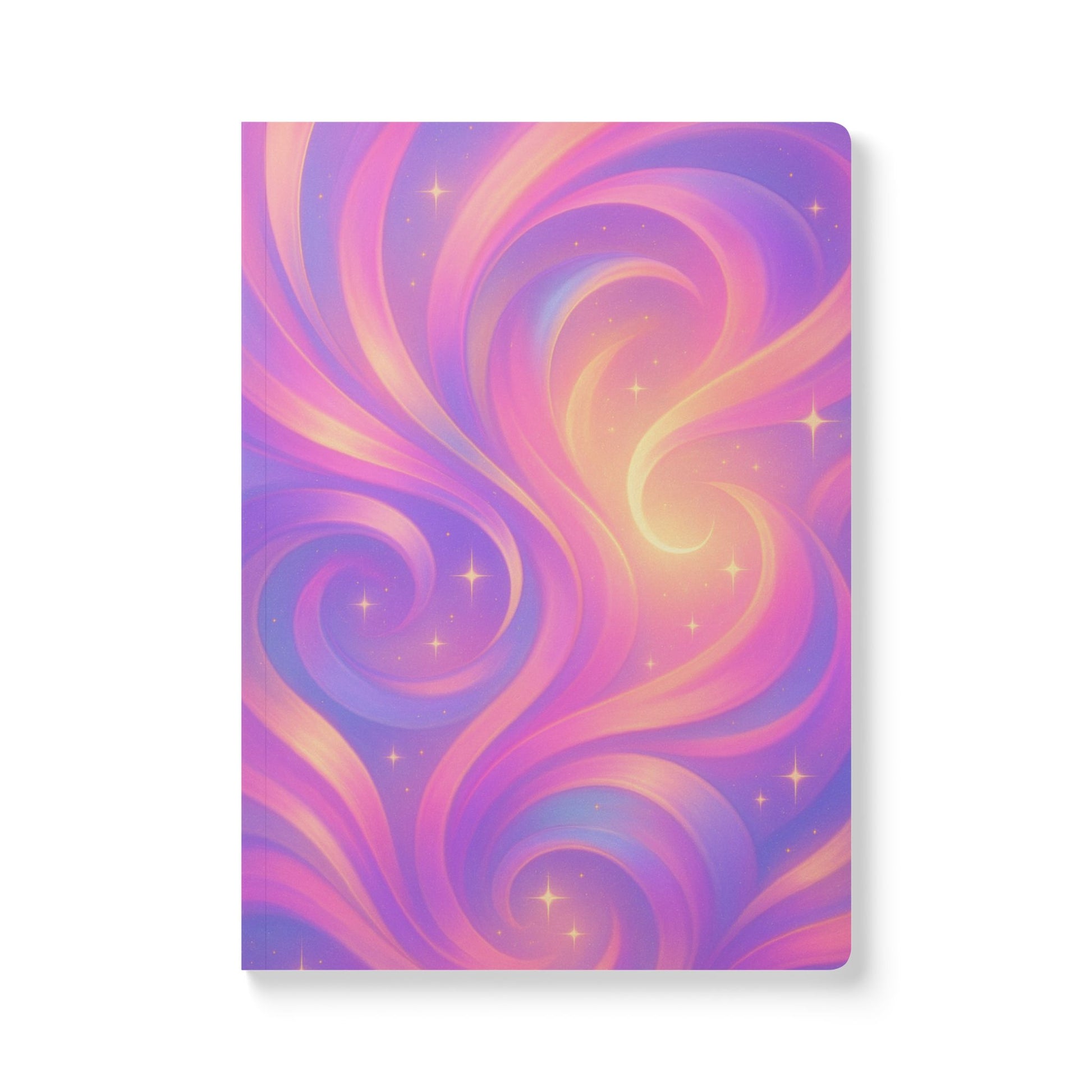 Dreamy Swirl Softcover Journal - Perfect for Notes, Doodles, Gifts, or Journaling, Ideal for Students & Creatives