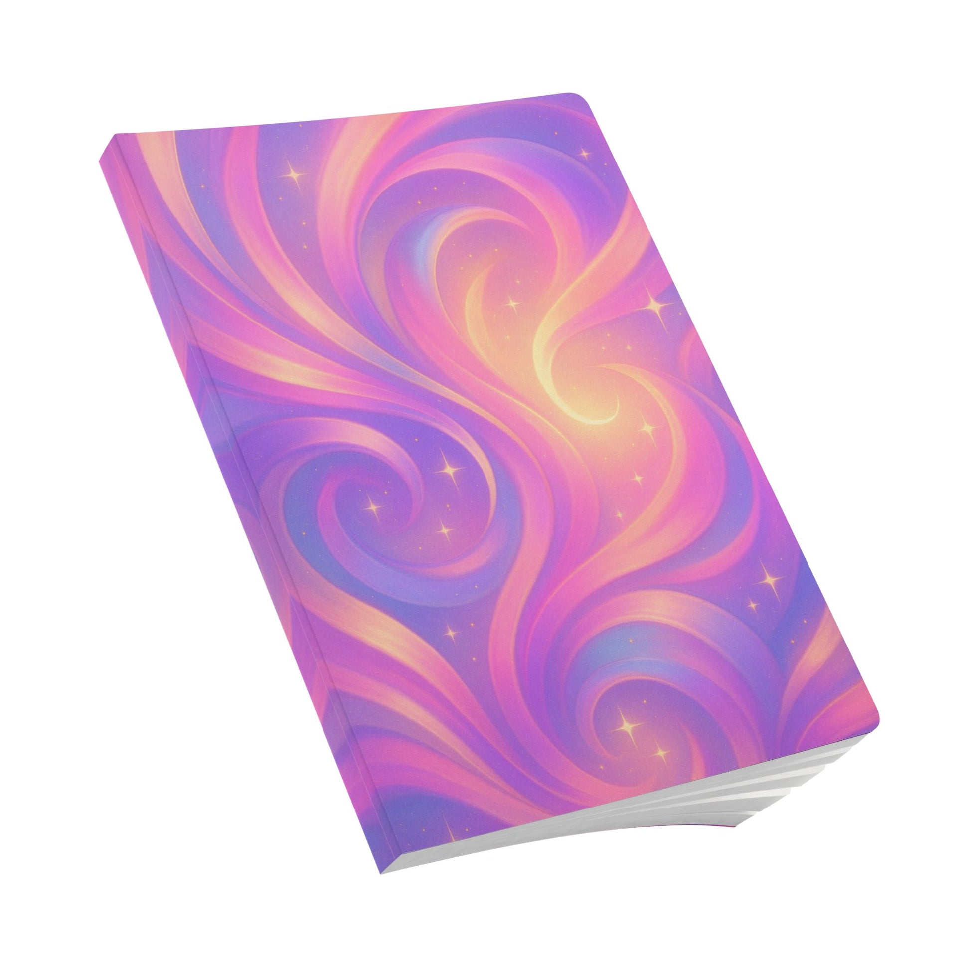 Dreamy Swirl Softcover Journal - Perfect for Notes, Doodles, Gifts, or Journaling, Ideal for Students & Creatives
