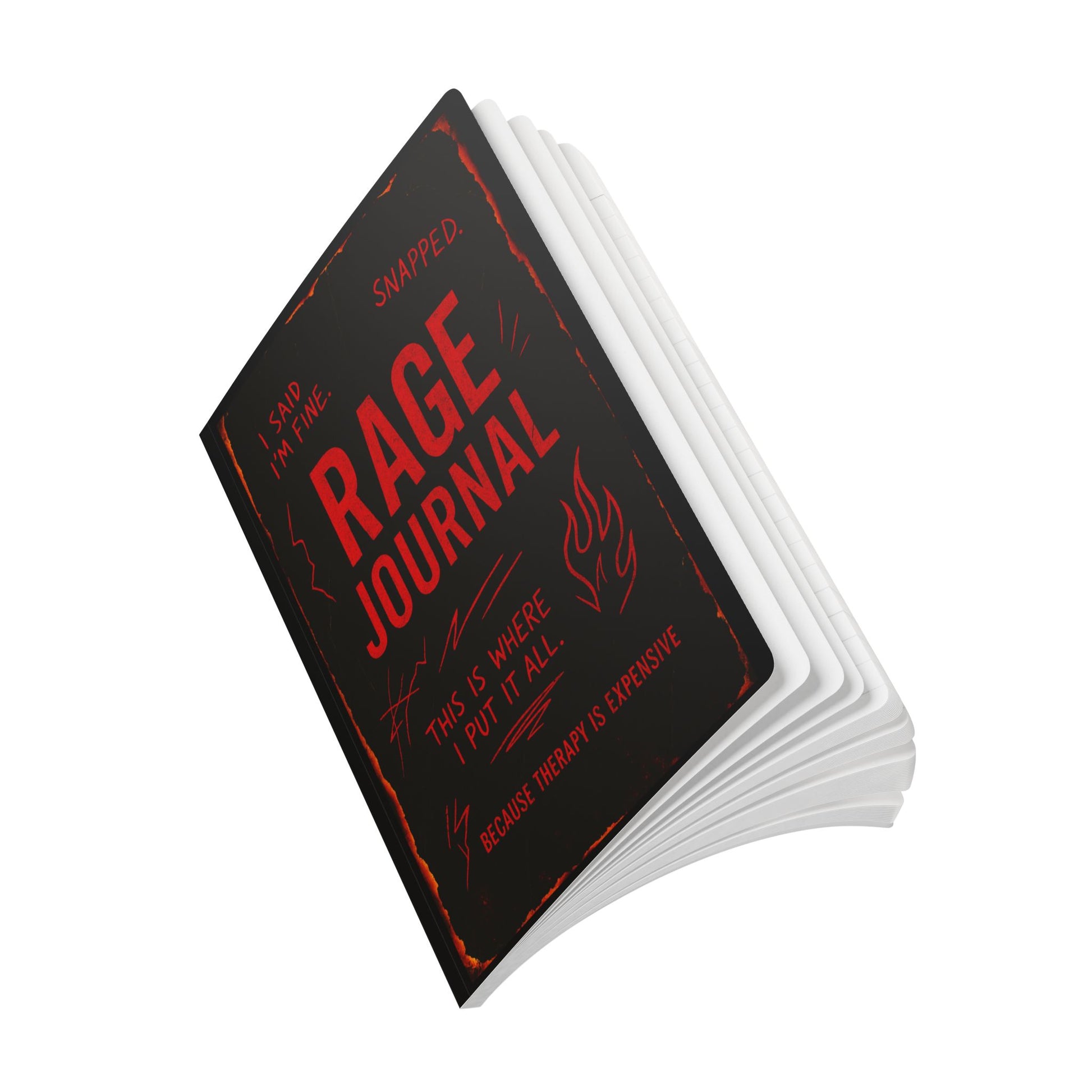 Softcover Journal Black Rage Journal