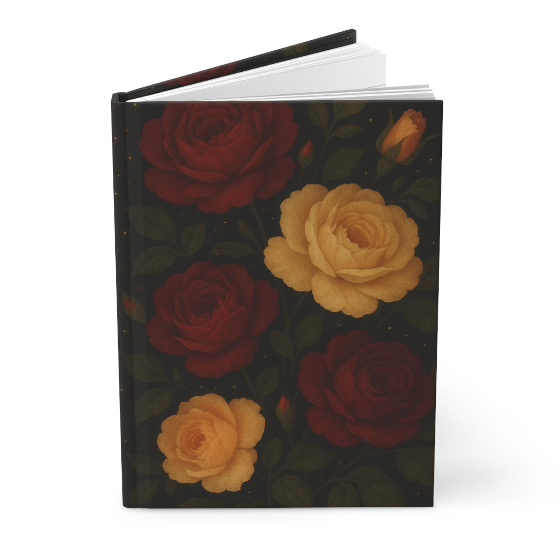 Vintage Floral Hardcover Journal for Thoughts & Dreams, Perfect Gift for Writers, Artists, & Nature Lovers, Elegant Note-taking