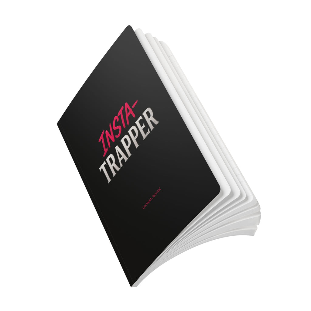 Black Insta Trapper Content Creator Softcover Journal