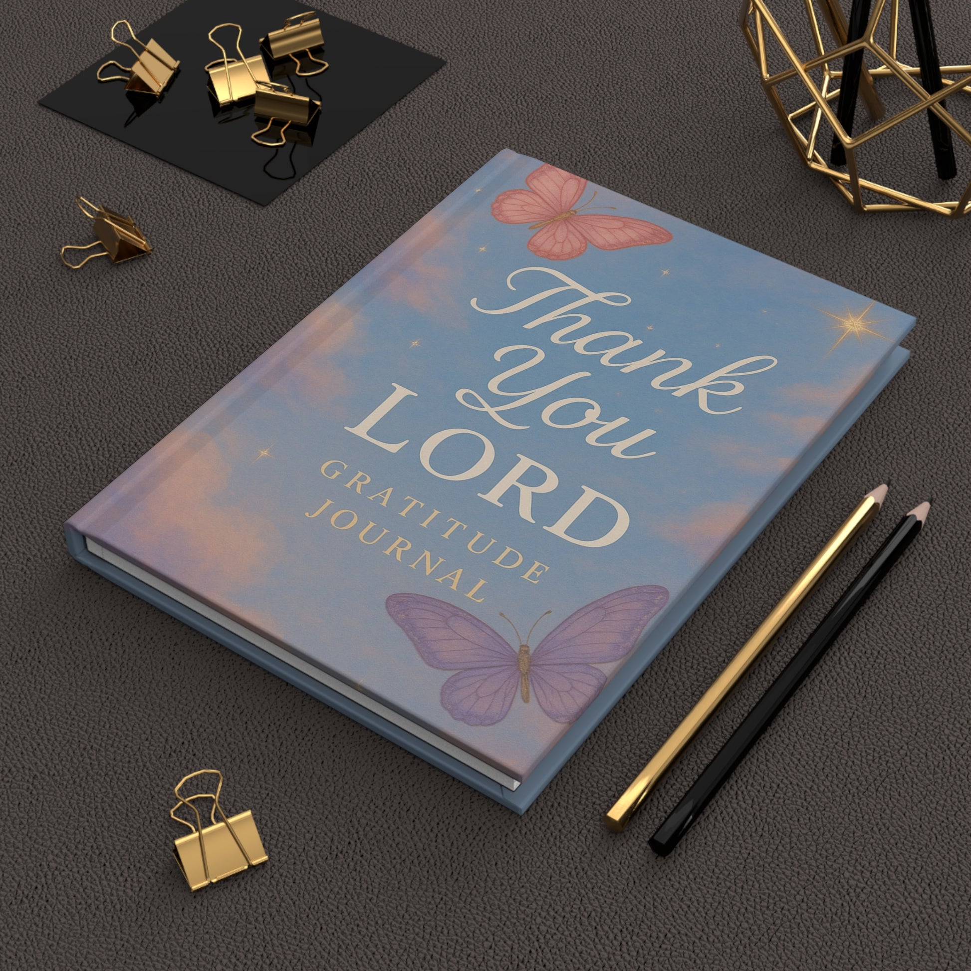 Hardcover Gratitude Journal “Thank You Lord”