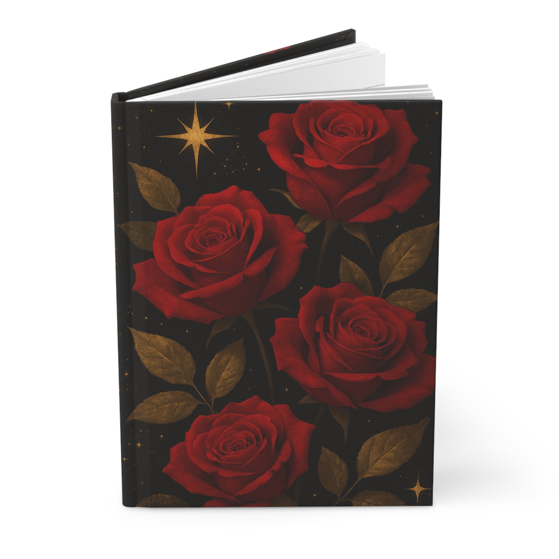 Elegant Rose Hardcover Journal, Floral Notebook, Gift for Writers, Personalized Journal for Women, Romantic Study Diary, Vintage Style [...]