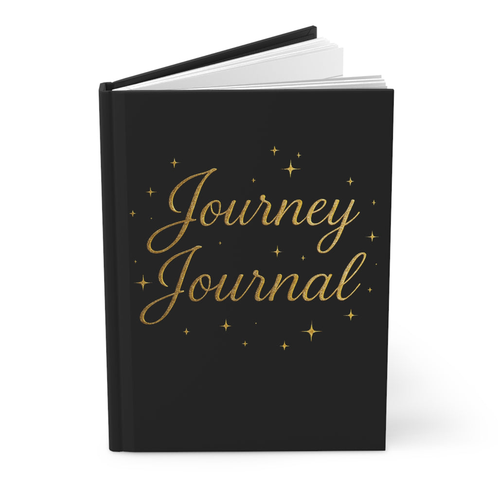Hardcover Journey Journal Black and Gold