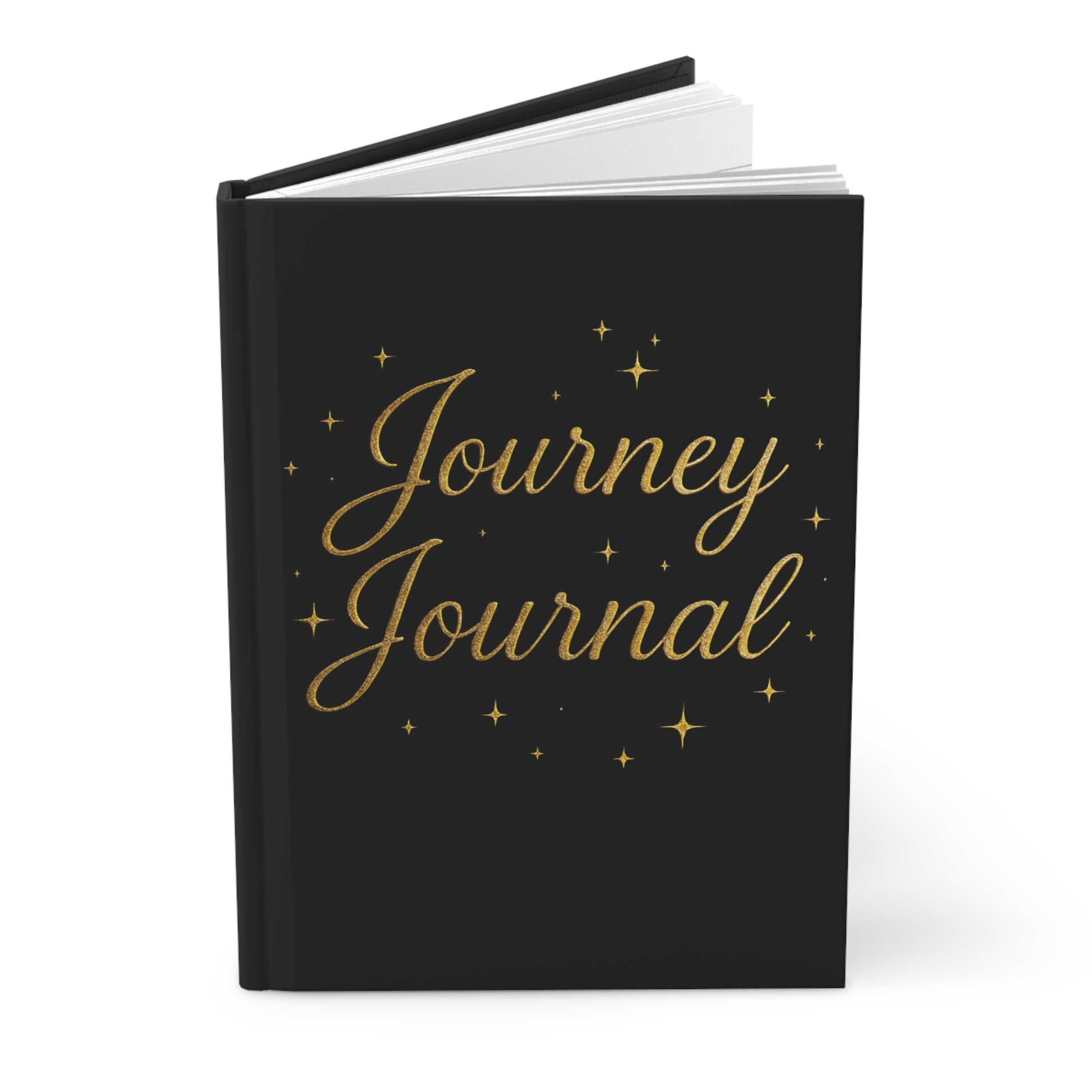 Hardcover Journey Journal Black and Gold