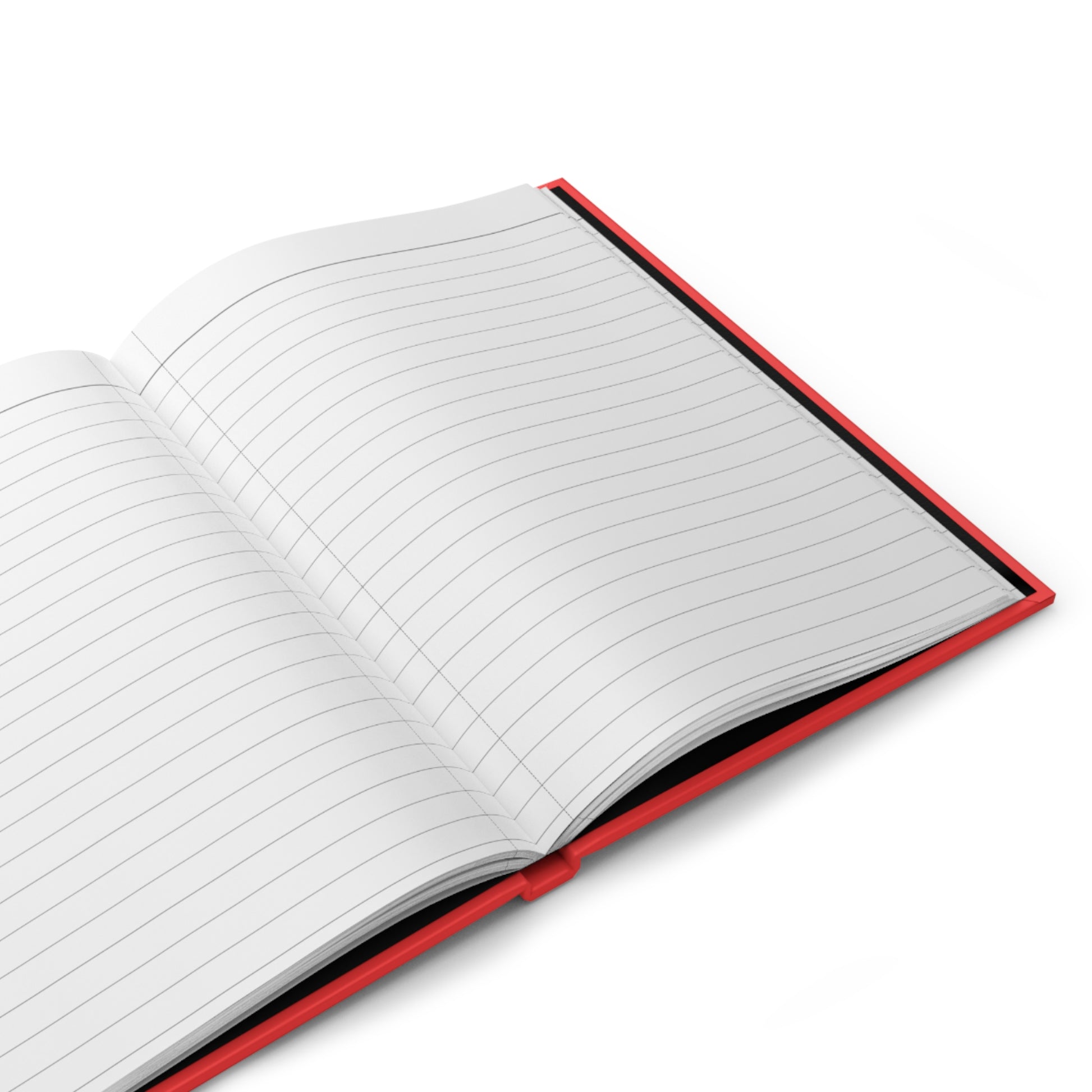 Hardcover Journal Matte Business Meeting Notebook Red